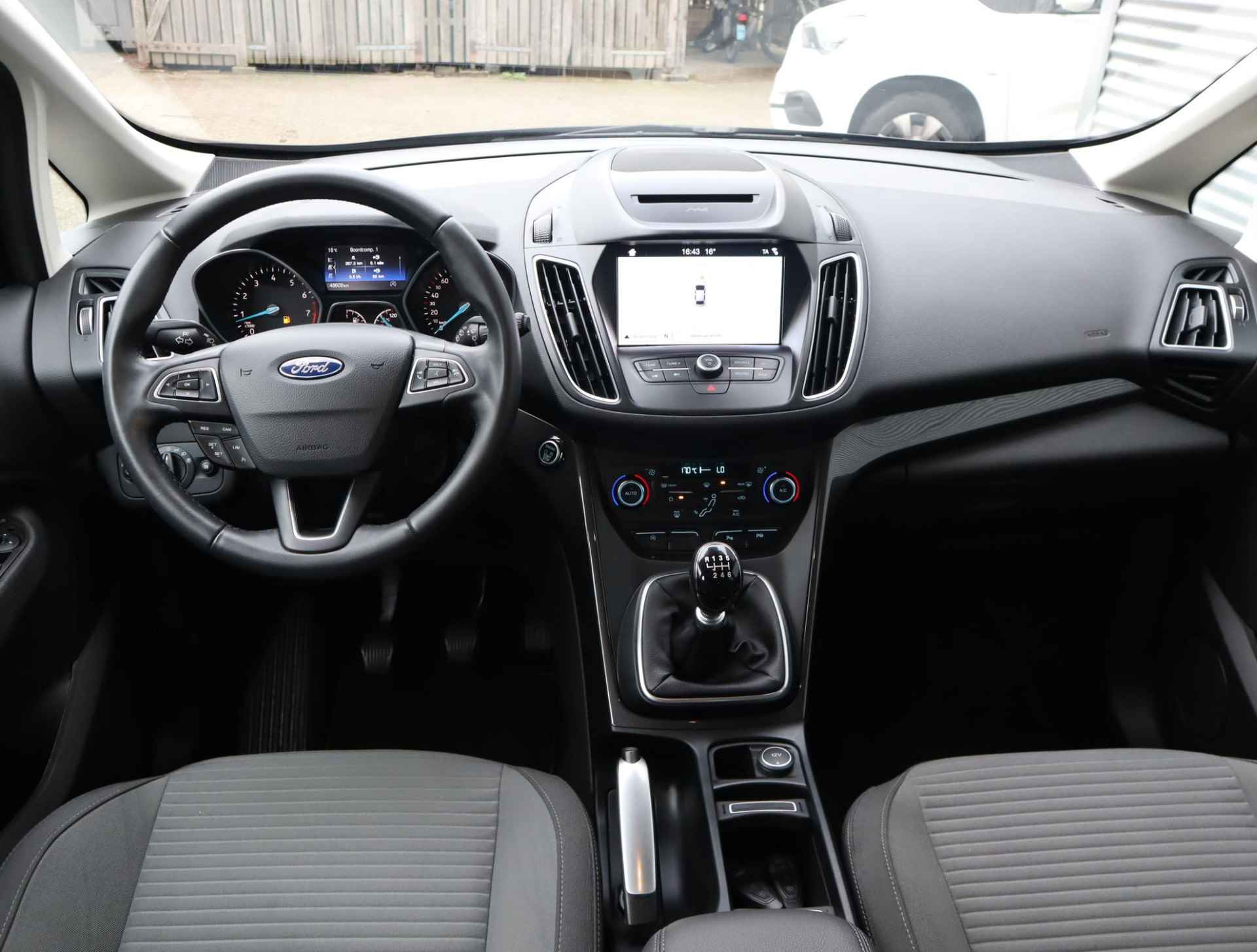 Ford C-Max 1.0 Titanium | Dealer onderhouden | Navigatie | Cruise control | Parkeersensoren V+A | Achteruitrijcamera | Trekhaak | - 19/45