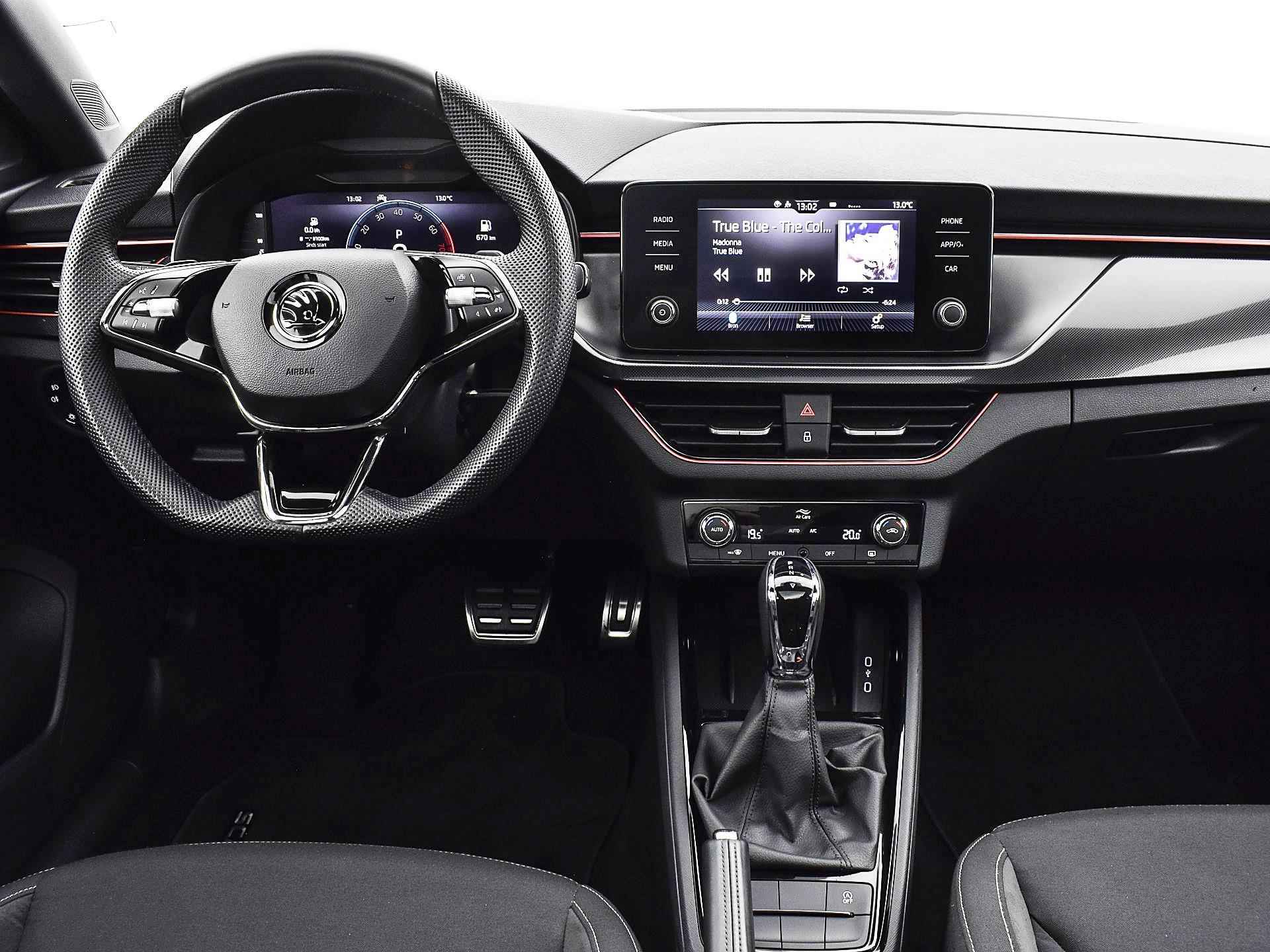 Škoda Scala 1.0 Tsi 110pk DSG Sport Business | Camera | Apple CarPlay | Cruise Control | 18"Velgen | Active Info Display | Sportstoelen | Garantie t/m 10-05-2027 of 100.000km - 16/39