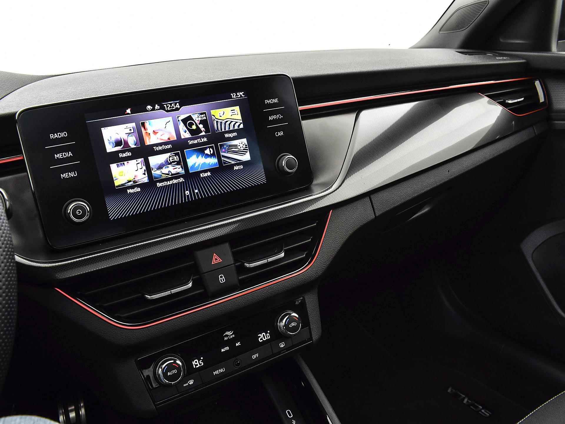 Škoda Scala 1.0 Tsi 110pk DSG Sport Business | Camera | Apple CarPlay | Cruise Control | 18"Velgen | Active Info Display | Sportstoelen | Garantie t/m 10-05-2027 of 100.000km - 25/39