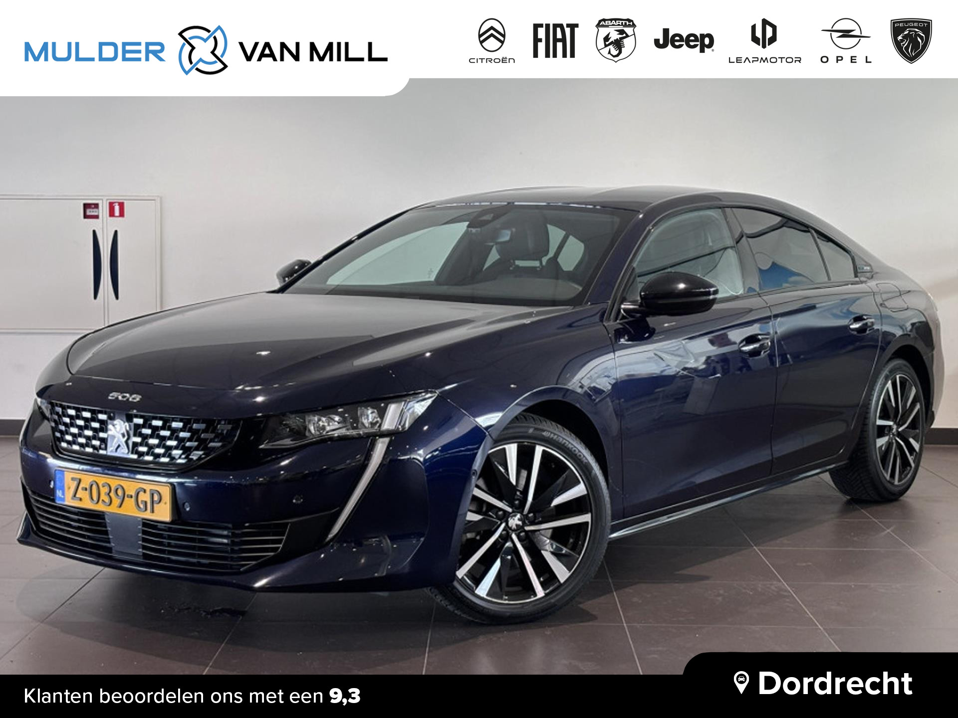 Peugeot 508 Berline GT 1.6 PHEV HYbrid 225pk e-EAT8 AUTOMAAT | NAVI | KEYLESS ENTRY | AGR-STOELEN | TREKHAAK | 360° CAMERA | ADAPTIVE CRUISE |