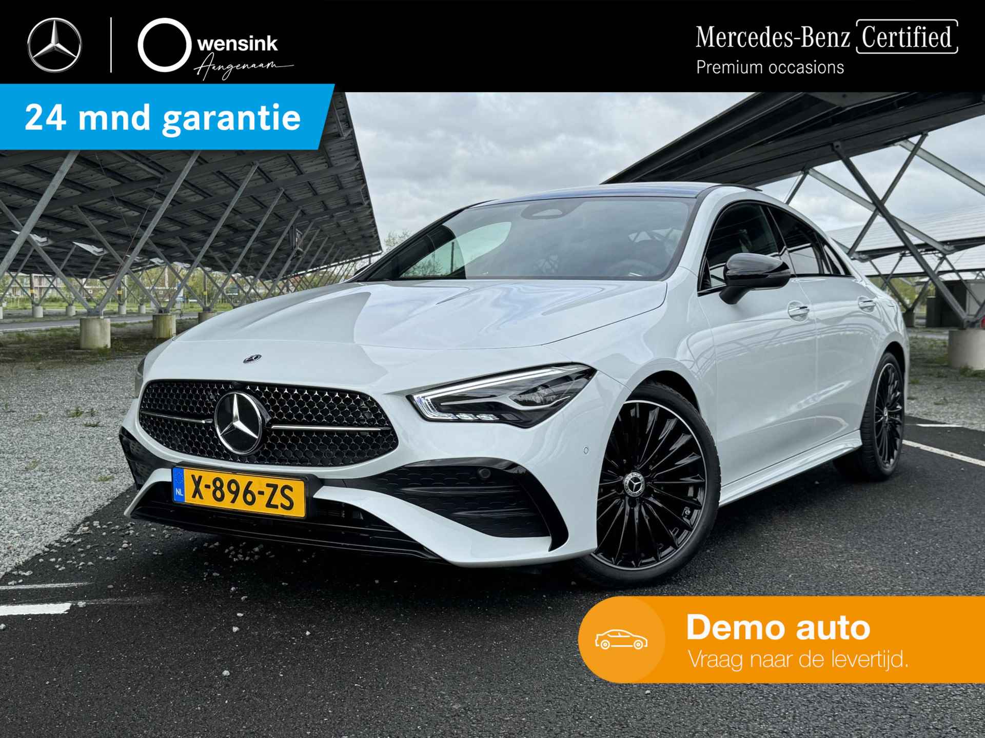 Mercedes-Benz CLA-klasse Coupe 180 AMG Line | Panorama-schuifdak | Parkeercamera | Stoelverwarming | Sfeerverlichting | - 32/32