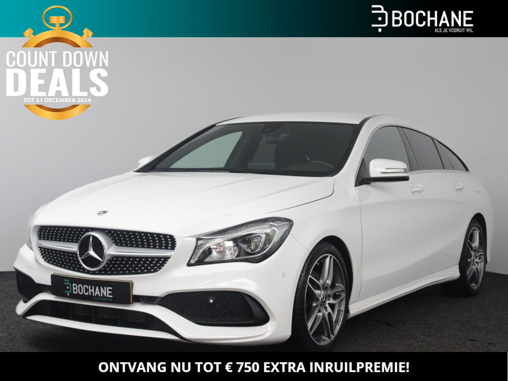 Mercedes-Benz CLA-klasse Shooting Brake 180 | AMG Line | NL-auto | Navi | Airco | Cruise | Stoelverw. | PDC V+A + Camera