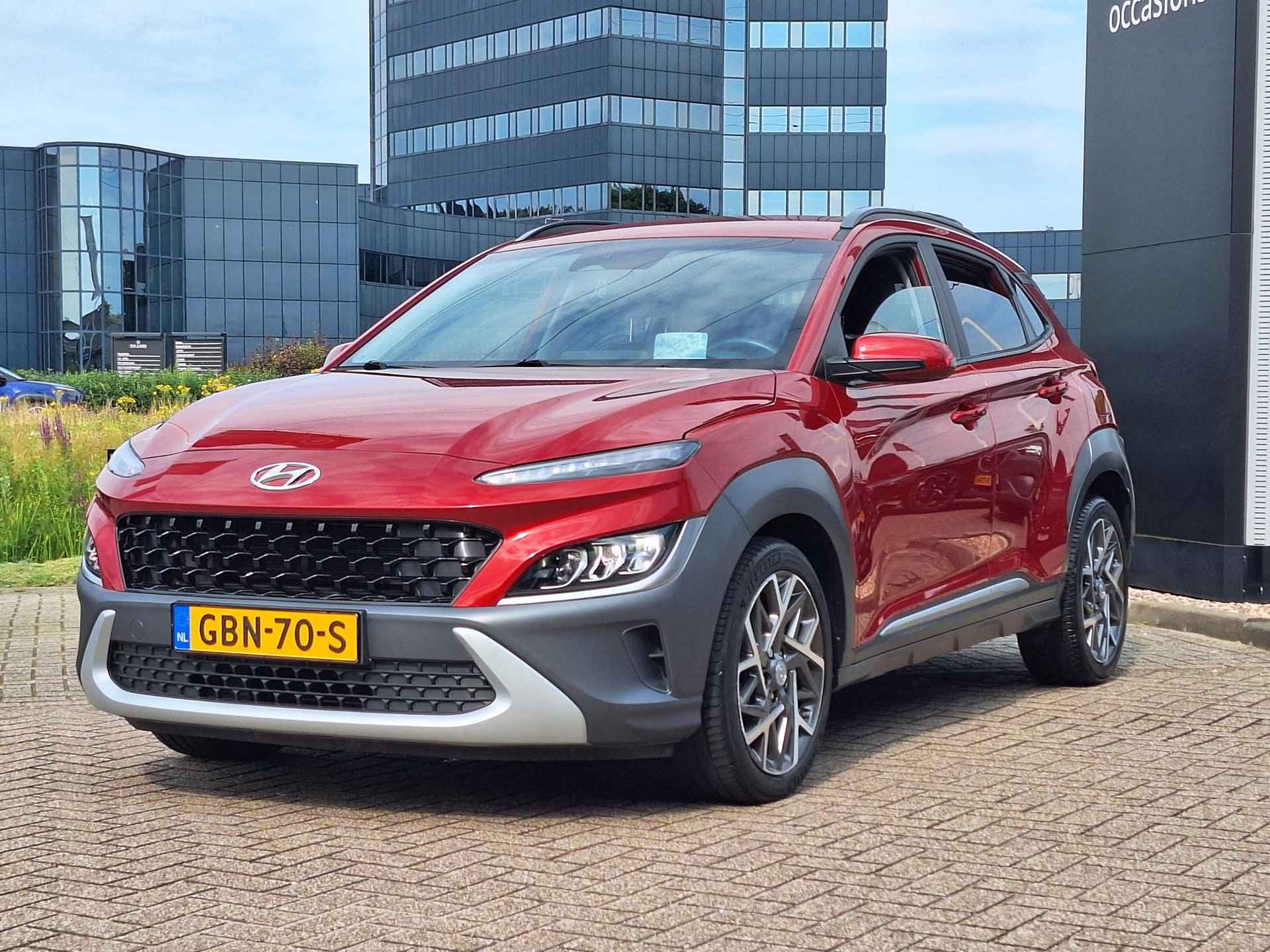 Hyundai Kona 1.6 GDI HEV Fashion | Rijklaarprijs! | Face Lift model | Climate Control | HUD | Full LED | Cruise Control | Navi | Camera | Inclusief 36 mnd Garantie! | - 18/38