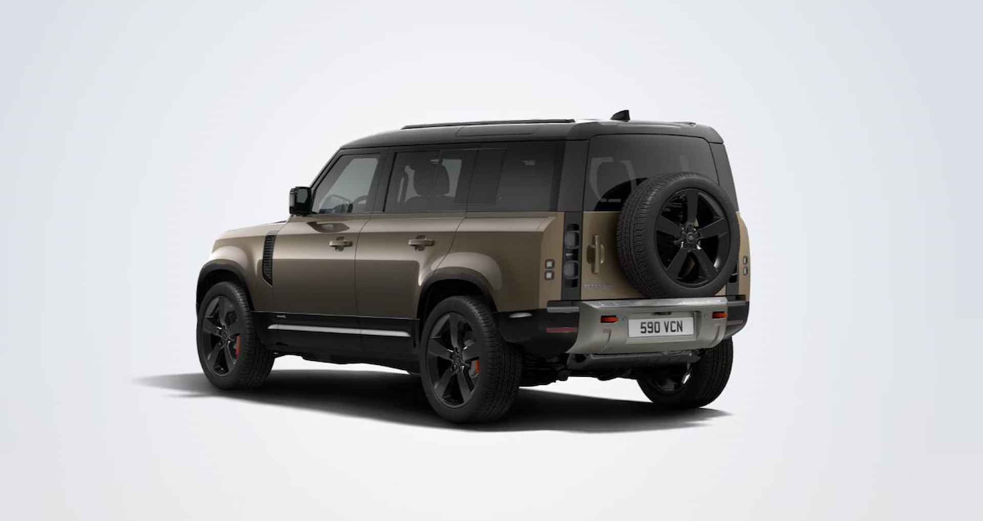 Land Rover Defender 2.0 P300e 110 X | Starlight Satin Chrome | Tow Pack | Cold Climate Pack | Bodembescherming voor - 3/17