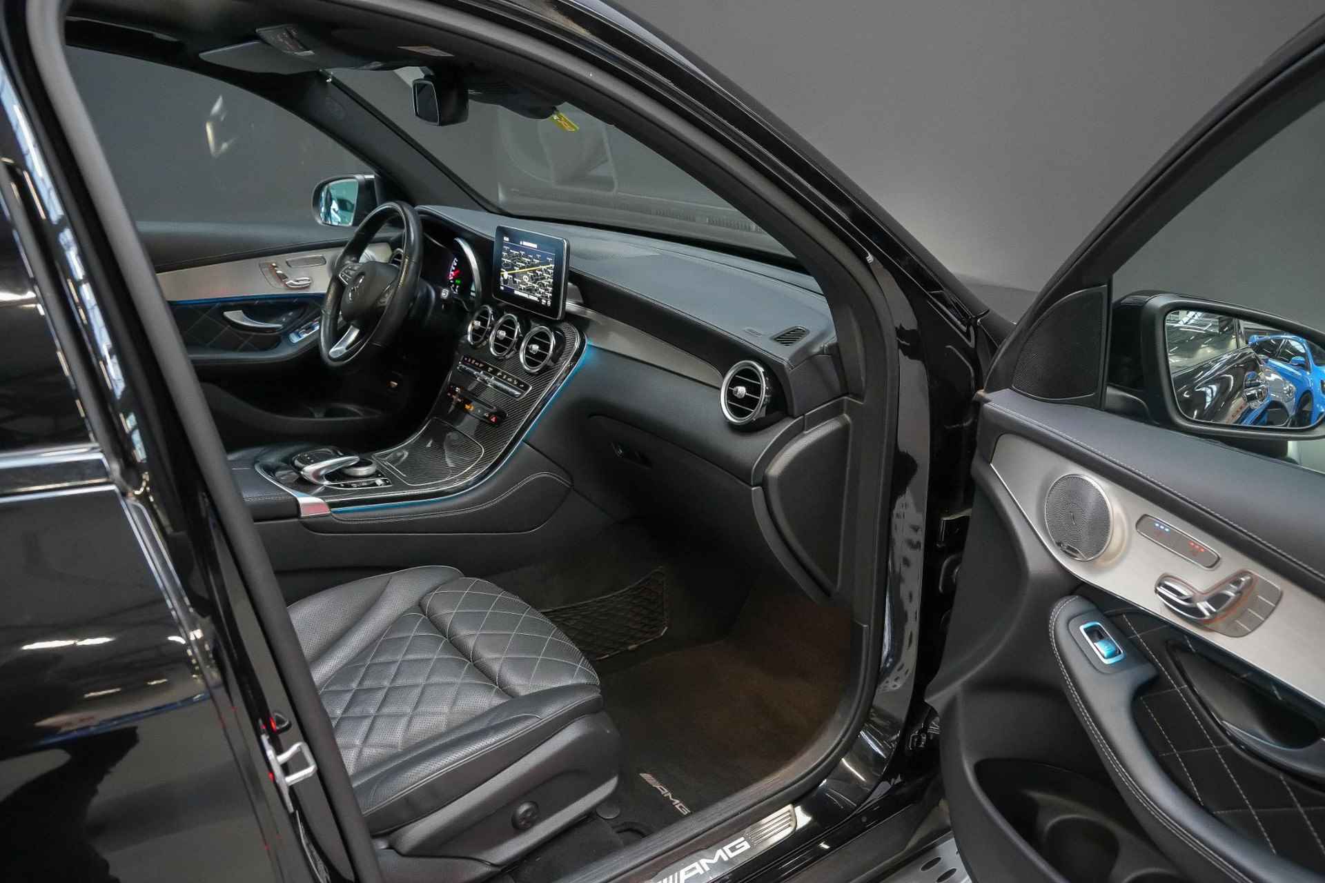 Mercedes-Benz GLC-klasse 43 AMG 367pk 4MATIC |schuif/kantel dak|Burmester|elk. stoelen + memory|elk. achterklep|360 camera|HUD|BLIS|stoelverwarming + ventilatie|side steps|20"| - 31/46