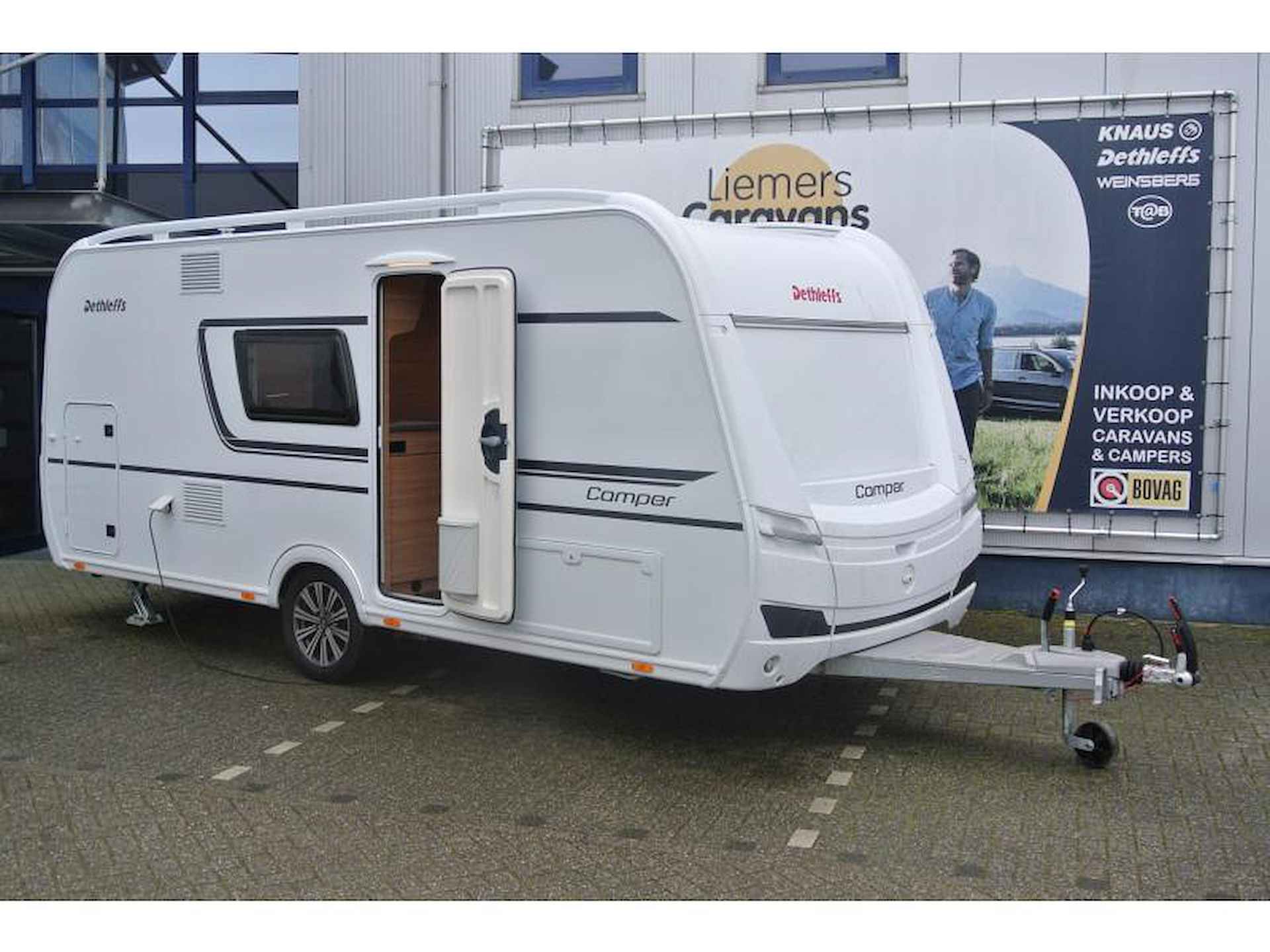 Dethleffs Camper 500 QSK MOVER-LUIFEL-FIETSENDRGR - 4/19