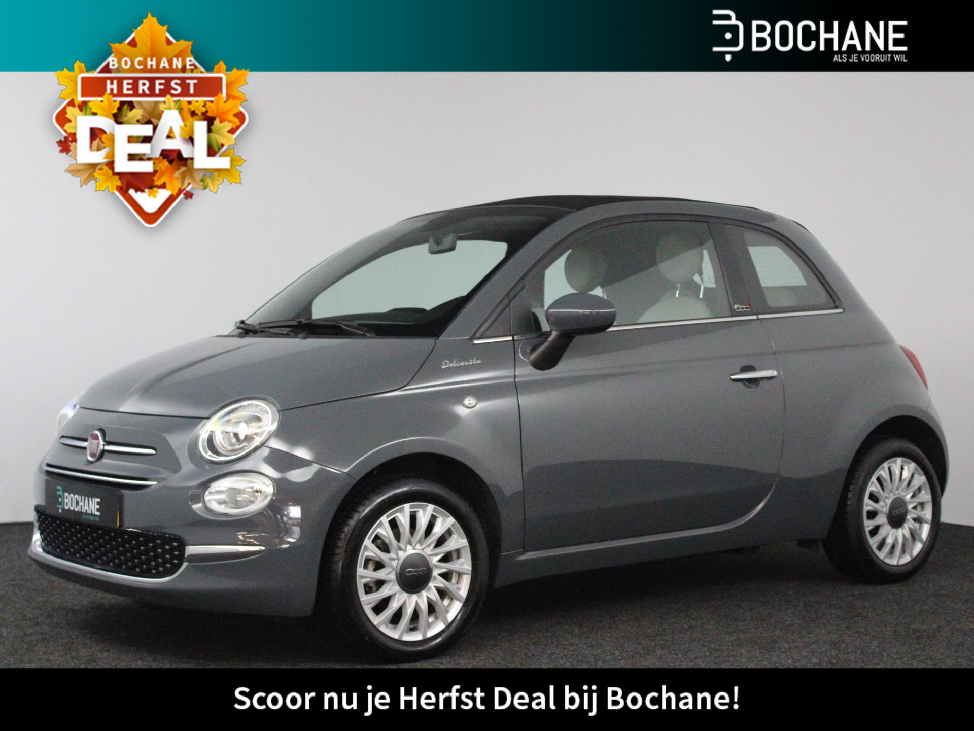 Fiat 500C 1.0 Hybrid 70 Dolcevita Airco/Cruisecontrol/Apple Carplay/Android Auto