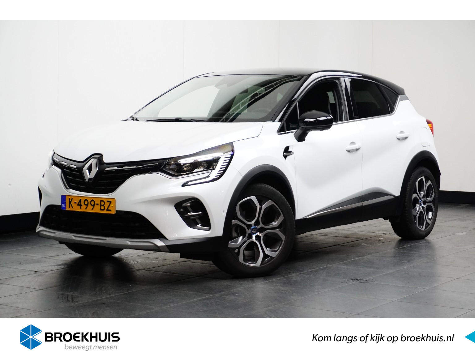 Renault Captur 1.6 E-Tech Plug-in Hybrid 160 Edition One | Wegkl. Trekhaak | 360 Camera | BOSE | Navigatie | Keyless-Entry | AllSeason | Full-L bij viaBOVAG.nl
