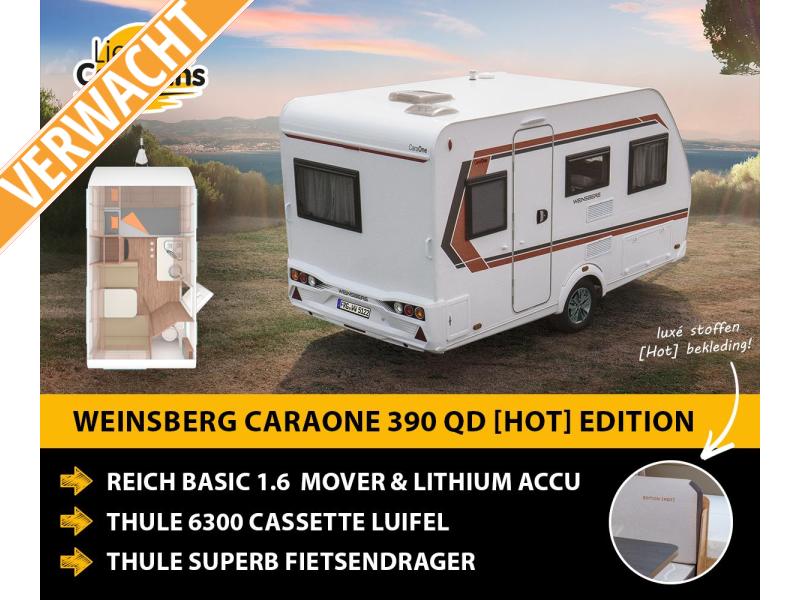 Weinsberg CaraOne Edition HOT 390 QD LUIFEL-MOVER-FIETSDRAGER