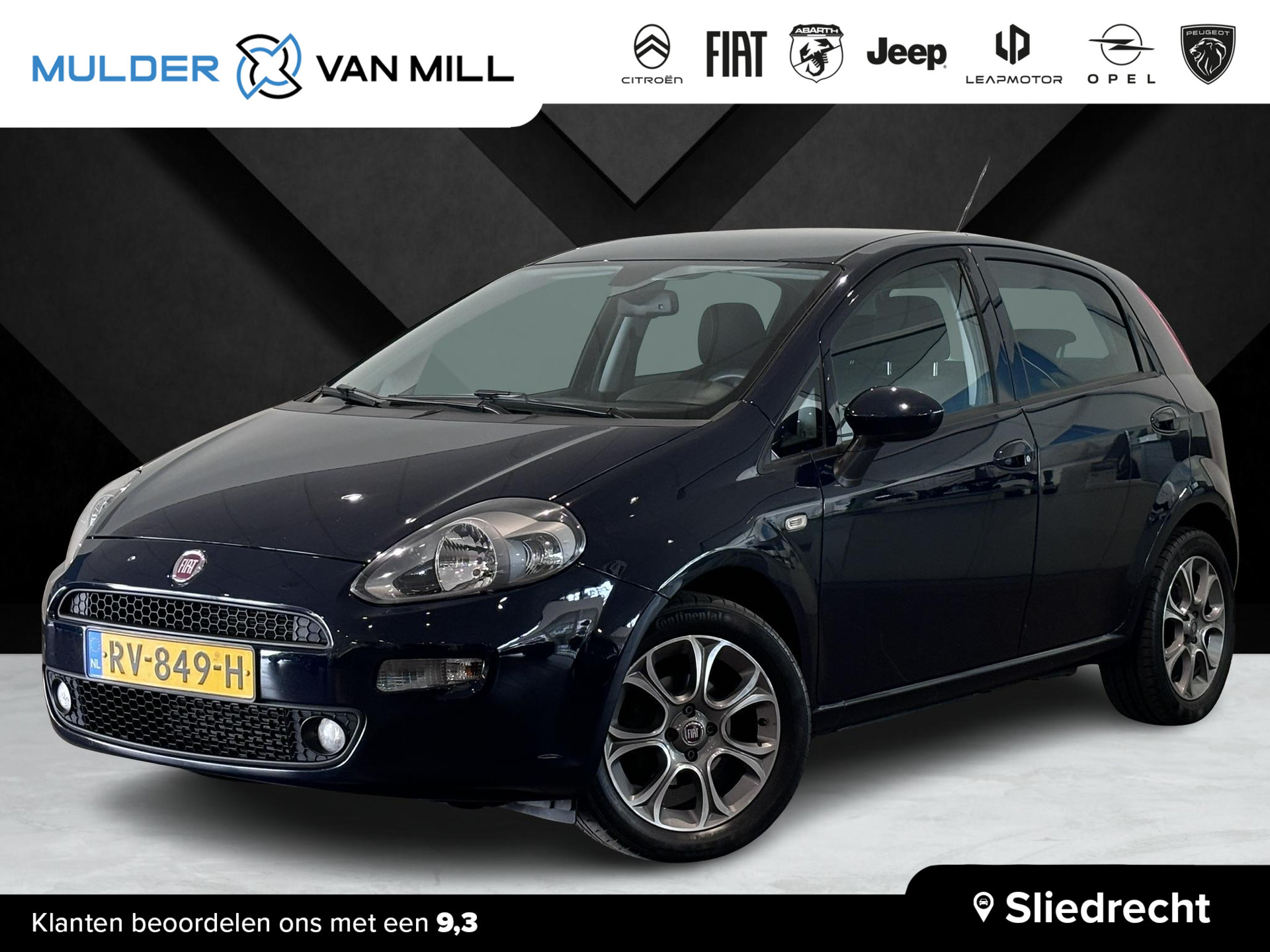 Fiat Punto Evo 5-deurs Sempre 0.9 TwinAir 100pk H6 | NAVI | CLIMA | CRUISE CONTROL | PDC | LM-VELGEN |