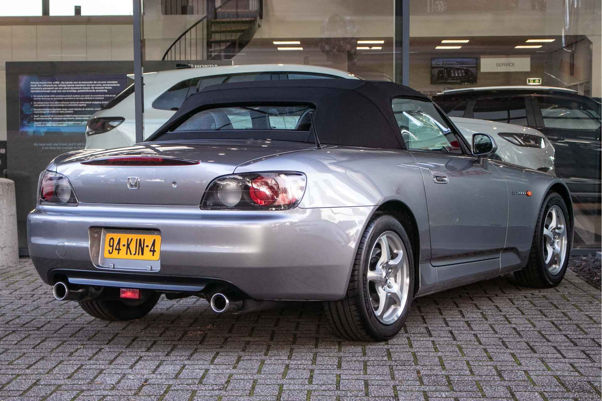 Honda S2000 2.0i - All in rijklaarprijs | Keurige staat | nwe soft-top | 12 mnd Bovag | Nwe banden - 31/55