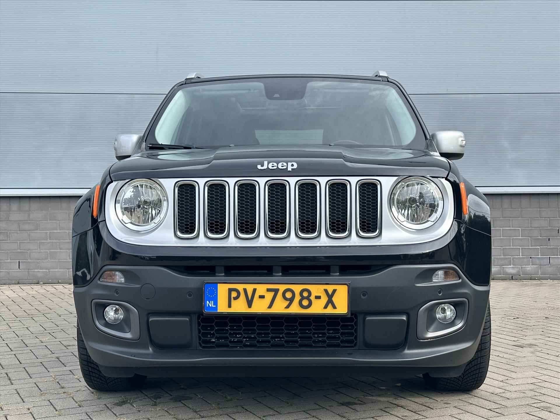 Jeep Renegade 1.4 MultiAir 140pk Limited | Navigatie | Parkeersensoren Voor + Achter |Schuif-Kantel Dak | - 3/44