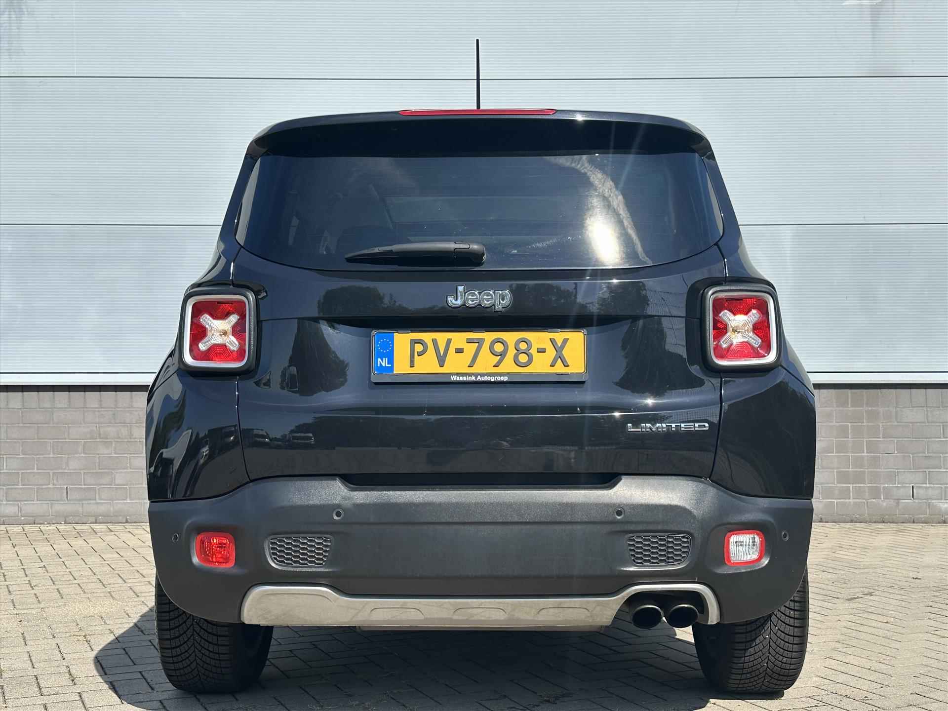 Jeep Renegade 1.4 MultiAir 140pk Limited | Navigatie | Parkeersensoren Voor + Achter |Schuif-Kantel Dak | - 6/44