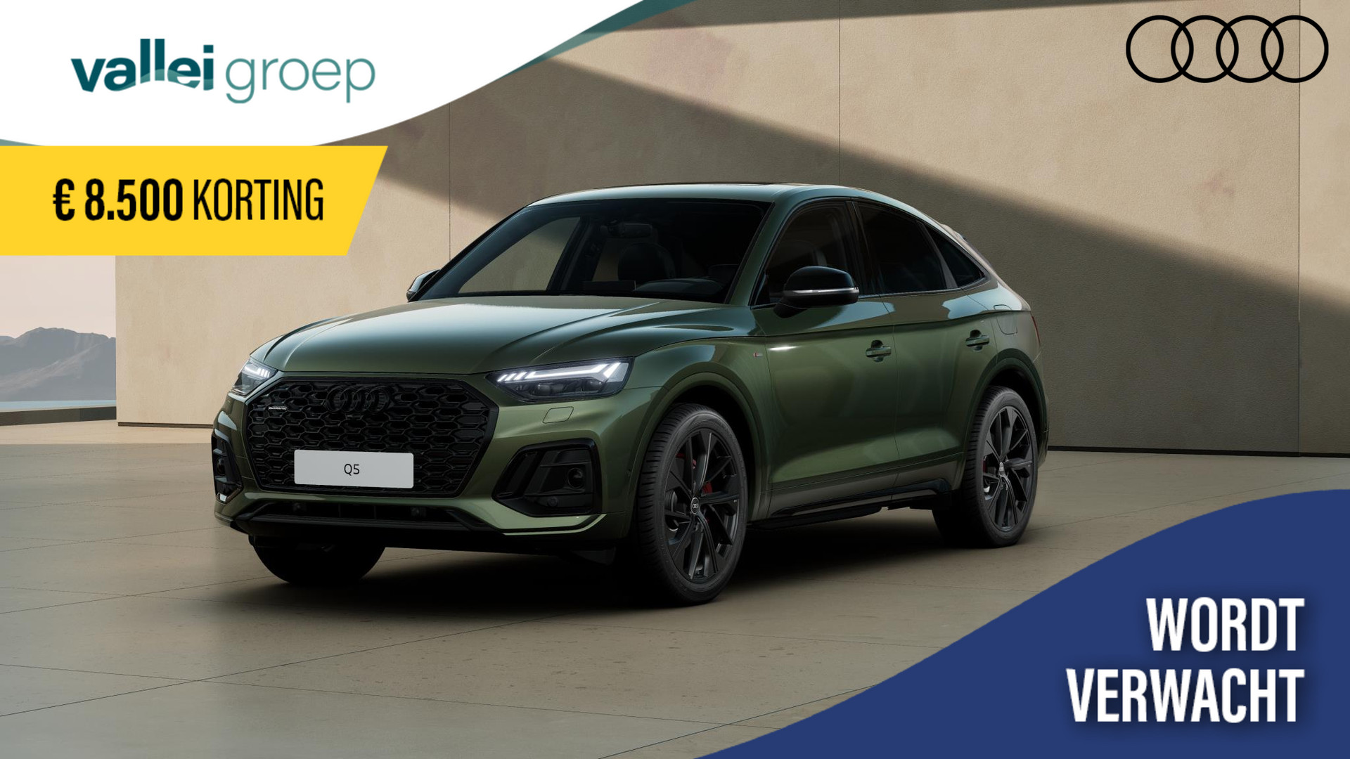 Audi Q5 Sportback S edition Competition 50 TFSI e 299pk | 30 Day Sale!** | Adaptive air suspension | Bang & olufsen premium 3d | Glazen panoramadak |