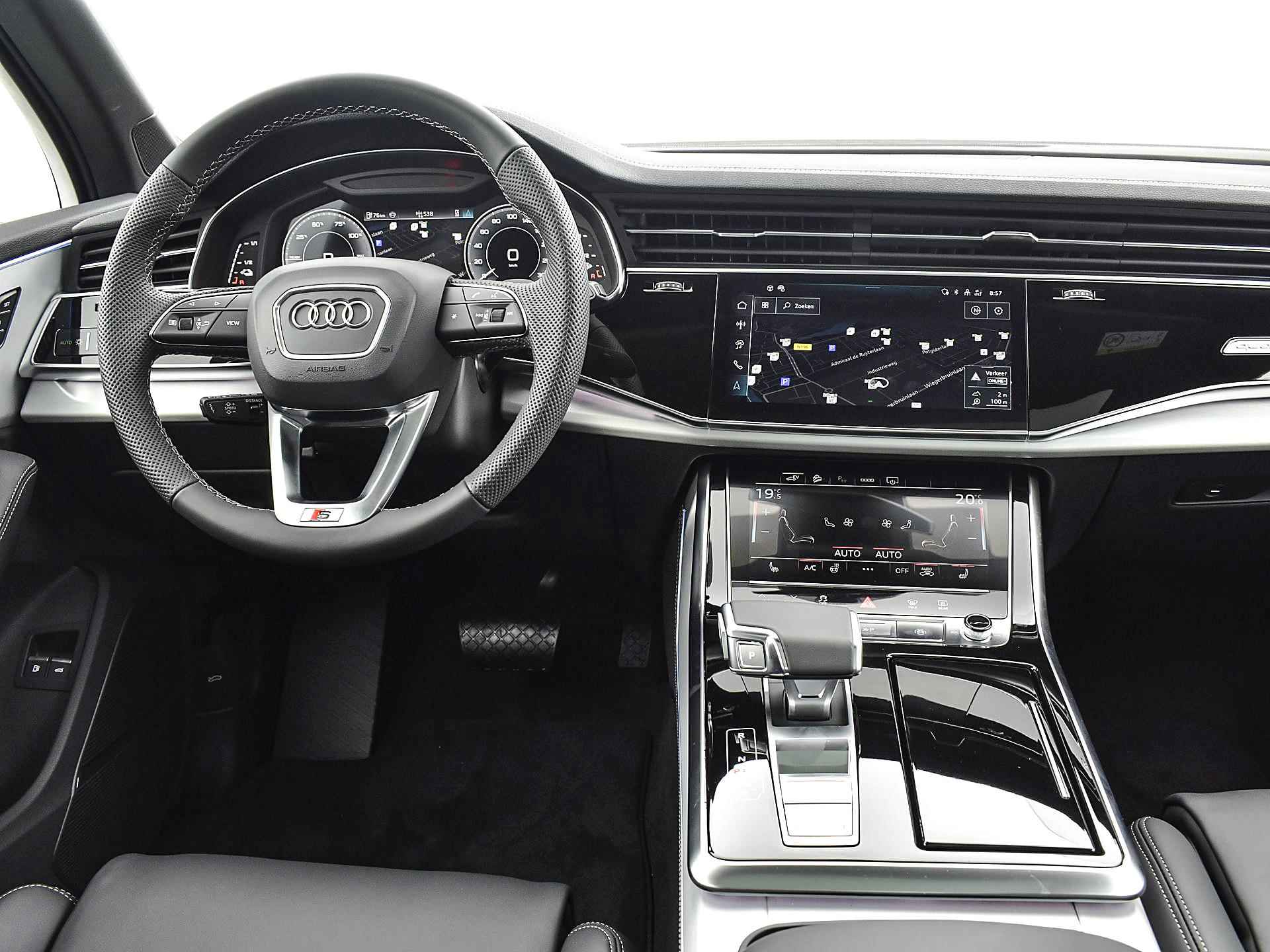 Audi Q7 Pro Line S 55 TFSI e 394 pk Audi Q7 55 TFSI e quattro Pro Line S | Panorama glasdak | B&O sound system | Leder valcona | Comfortsleutel | - 4/36