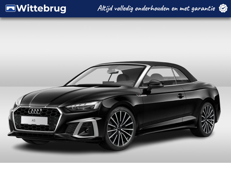 Audi A5 Cabriolet 35 TFSI 150pk s-tronic S edition | Parking pakket | Camera | Windschot | Stoelverwarming | 19" LM velgen