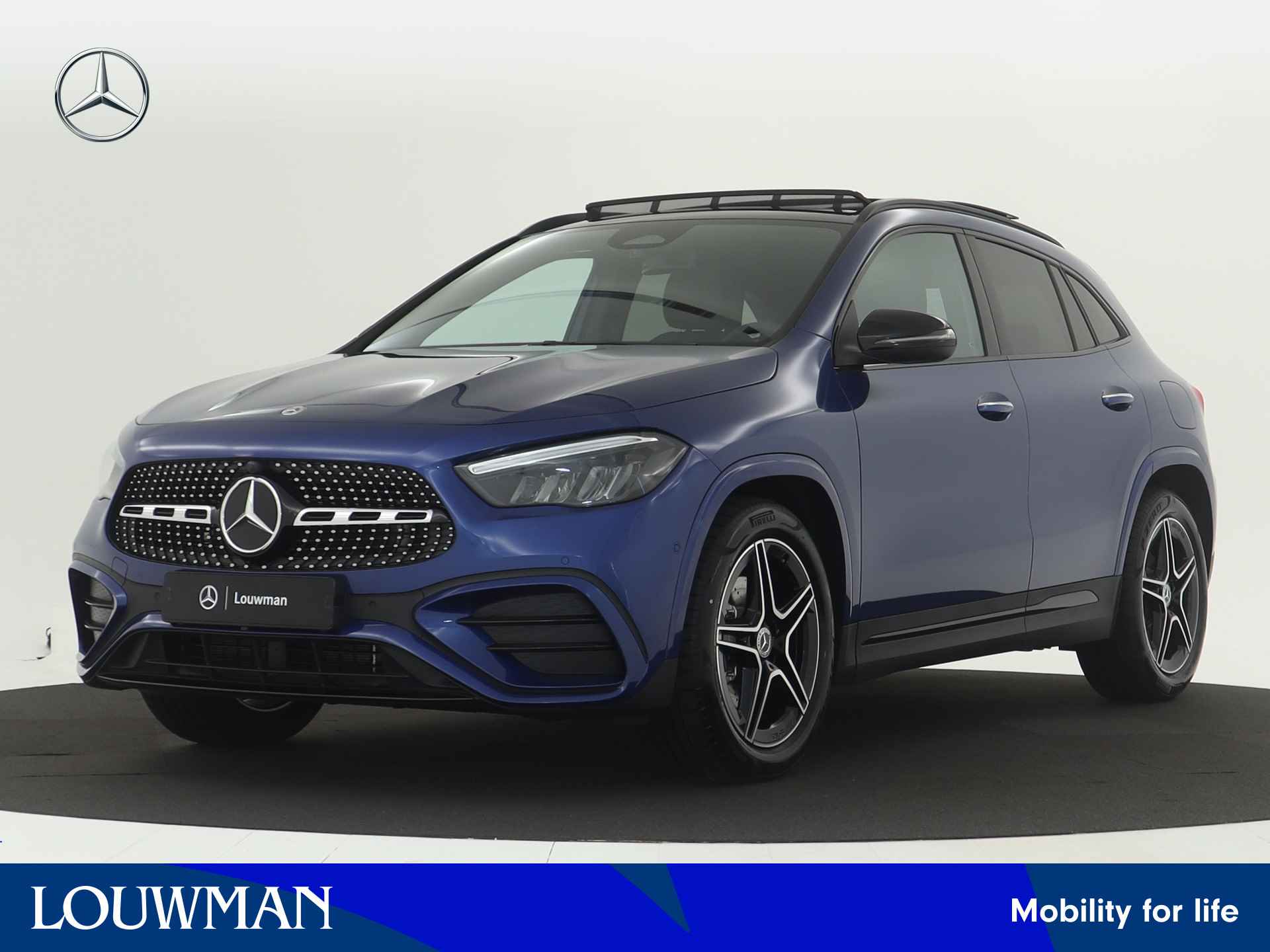 Mercedes-Benz GLA 180 Star Edition AMG Line | Nightpakket | Dodehoekassistent | Parkeerpakket met achteruitrijcamera | Spiegelpakket | USB-pakket plus | EASY PACK achterklep | Keyless-Go comfortpakket | - 1/38