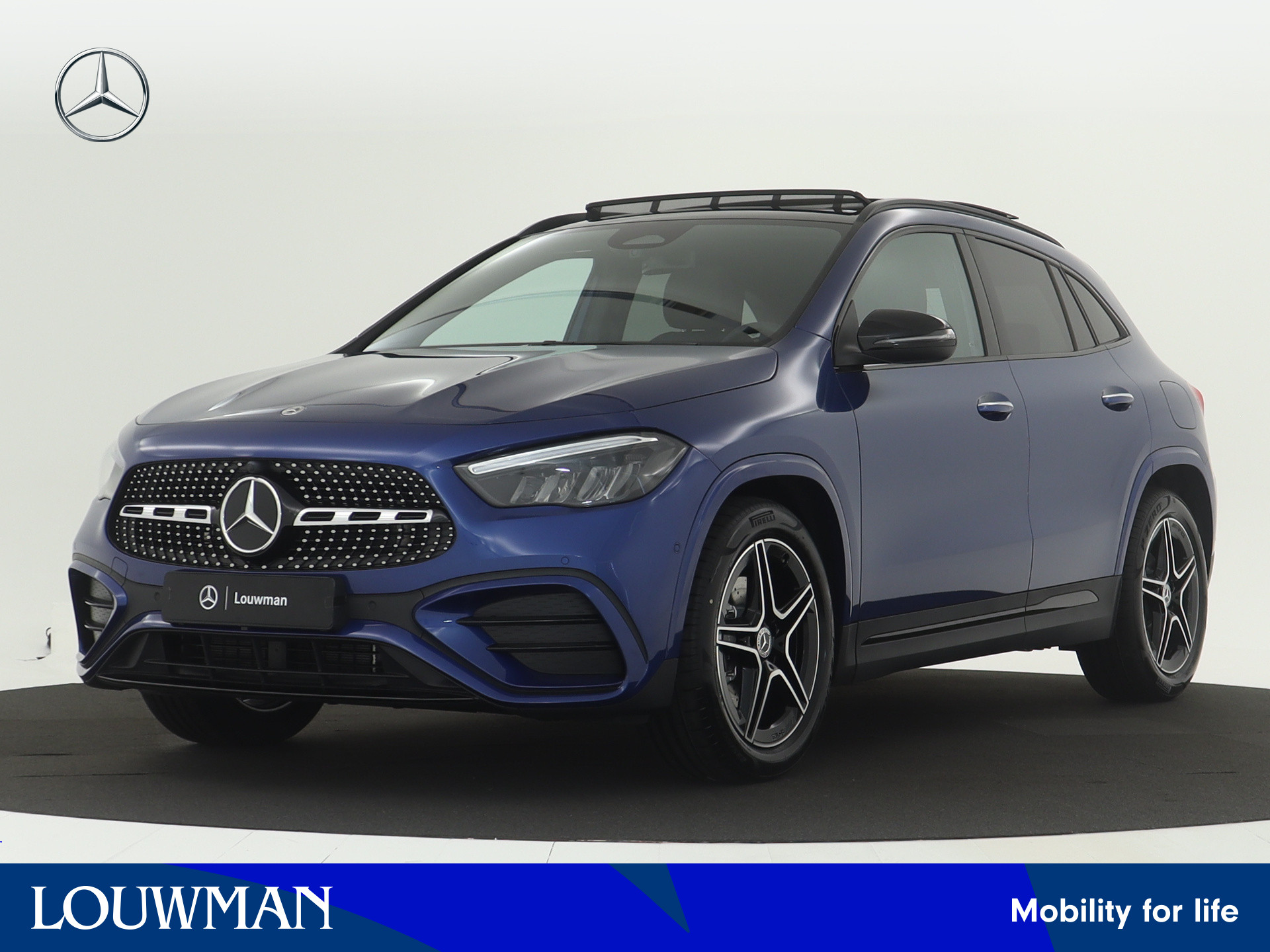 Mercedes-Benz GLA 180 Star Edition AMG Line | Nightpakket | Dodehoekassistent | Parkeerpakket met achteruitrijcamera | Spiegelpakket | USB-pakket plus | EASY PACK achterklep | Keyless-Go comfortpakket |