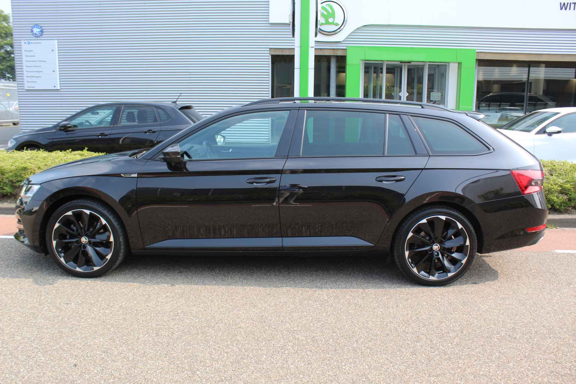 Škoda Superb Combi 1.4 TSI iV Sportline Business / PANODAK / 19"LMV / LEDER / CAMERA / Elektr. Achterklep - 5/41