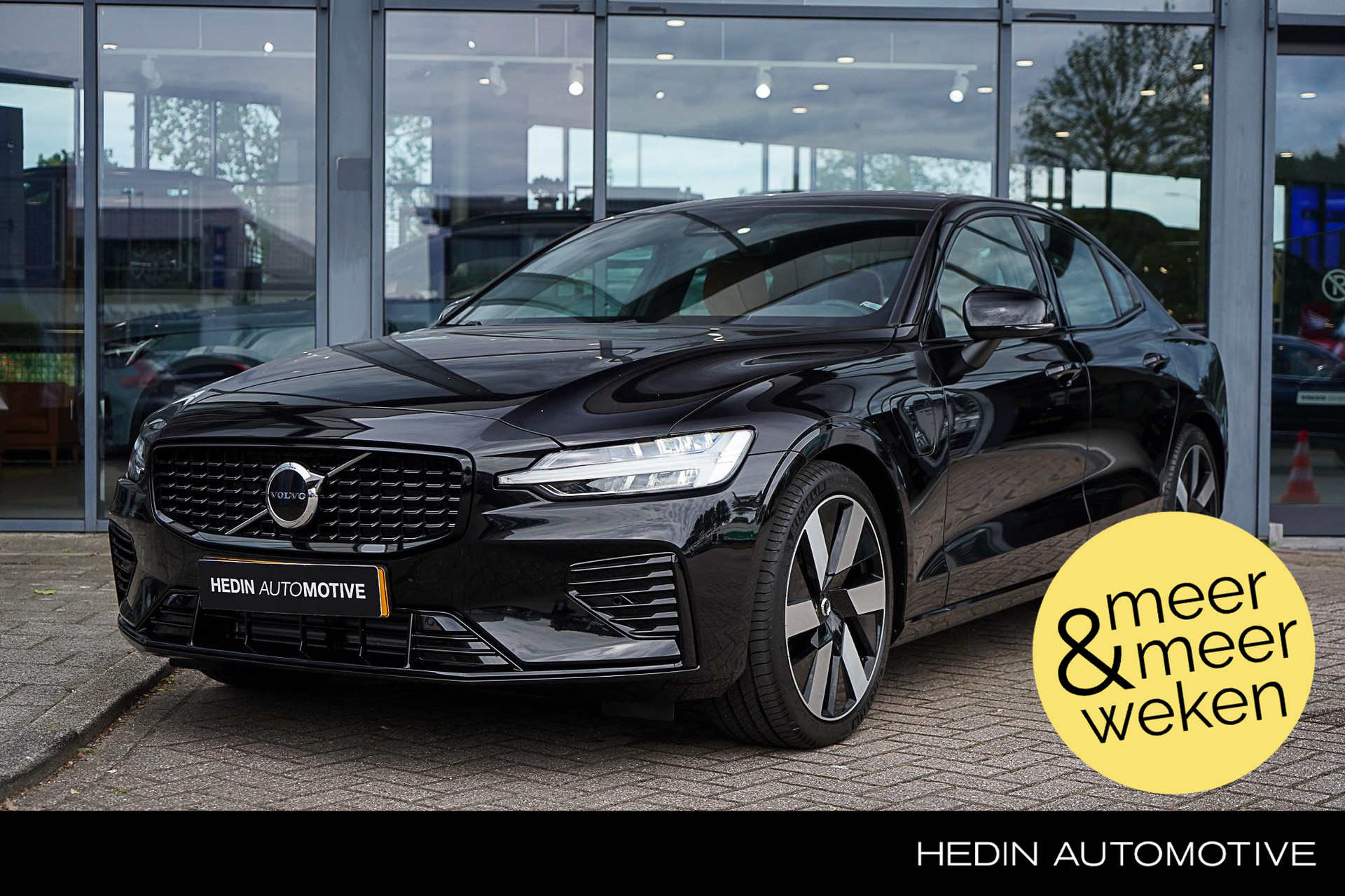 Volvo S60 2.0 Recharge T6 AWD Ultimate Dark €3.000 demo voordeel | Long Range | Stoelventilatie | Elektrisch verstelbare stoelen met geheugen | Google | Stoelverwarming | Stuurverwarming | Harman/Kardon Audio