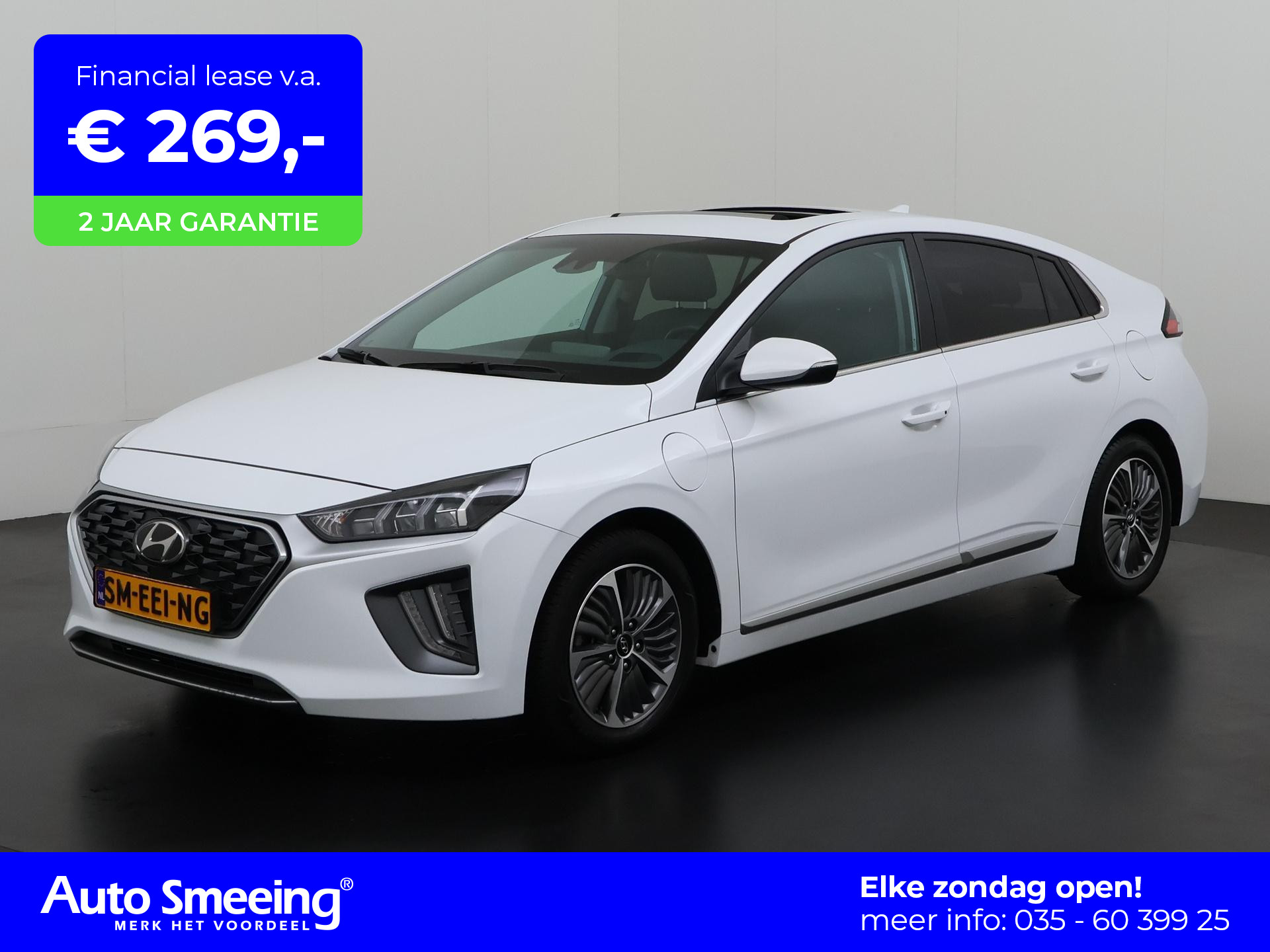 Hyundai IONIQ 1.6 GDi PHEV Style | Schuifdak | Trekhaak | Stoel & Stuurverwarming | Plug-In | Zondag Open!