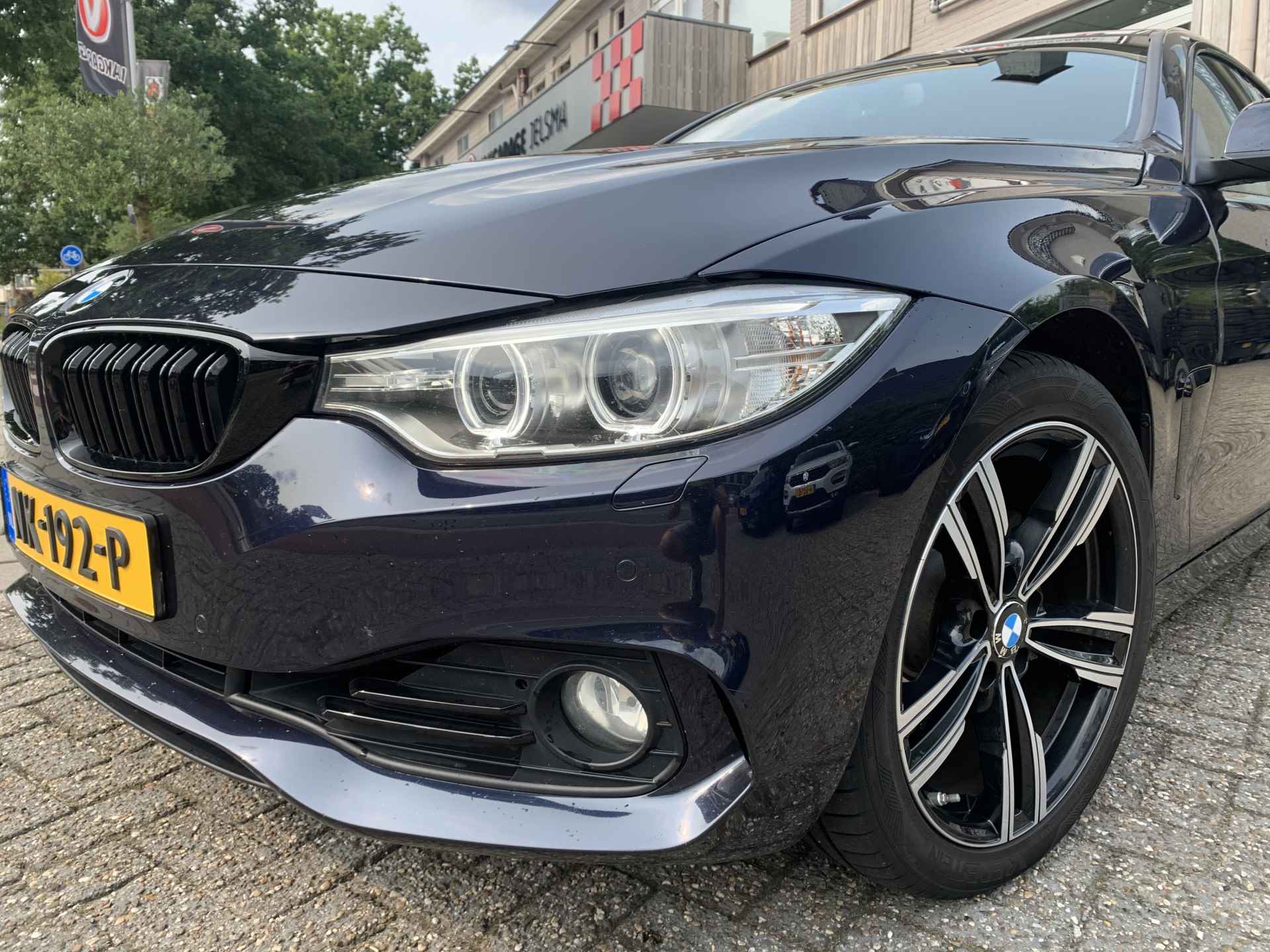 BMW 4 Serie Gran Coupé 418i High Executive Aut. M-Sport | Navi | Leer - 27/33