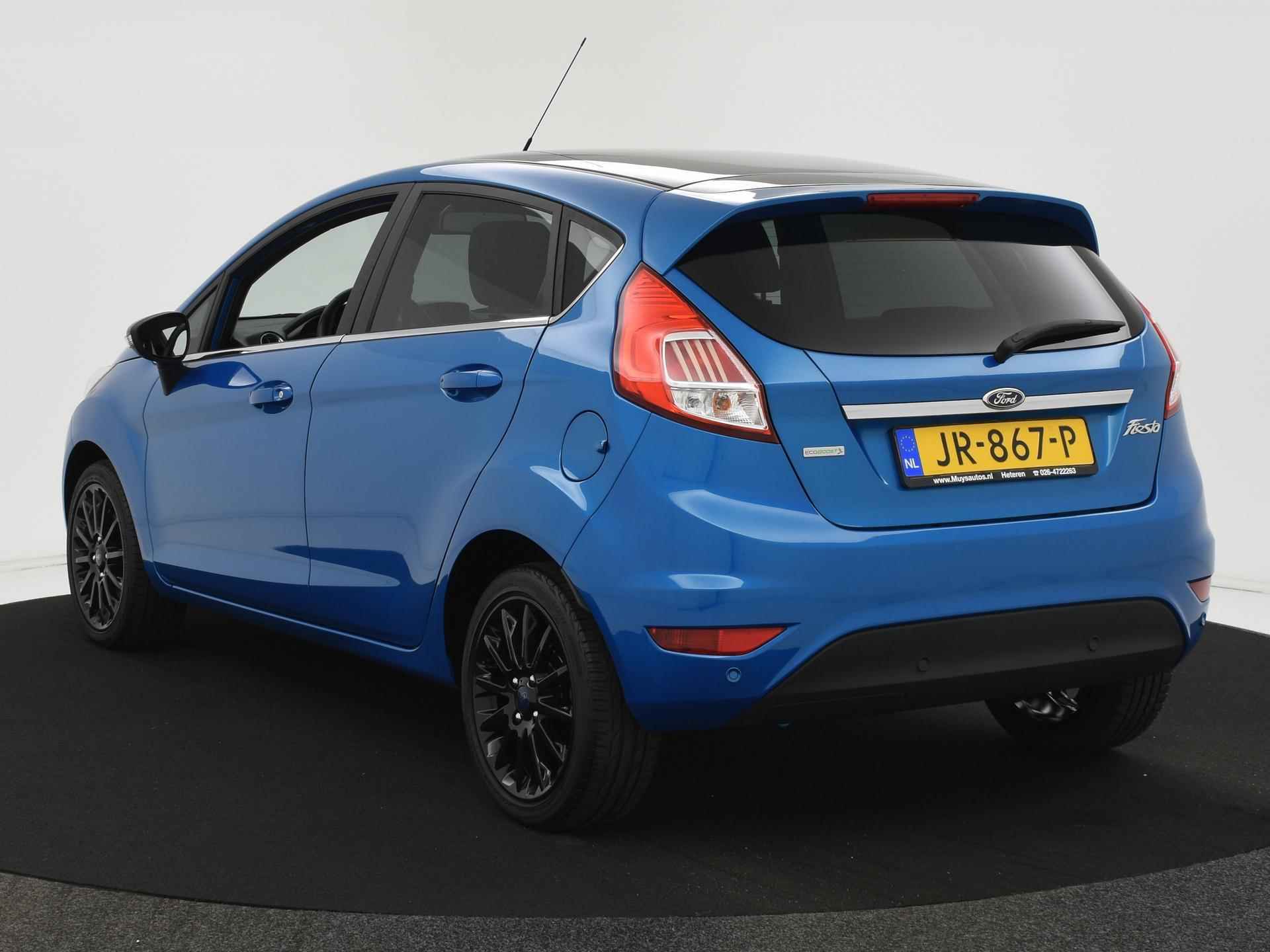 Ford Fiesta 1.0 EcoBoost 100PK Candy Blue Edition NAVI|CLIMA|PDC|CRUISE|16INCHVOORRUITVERWARMING - 4/31