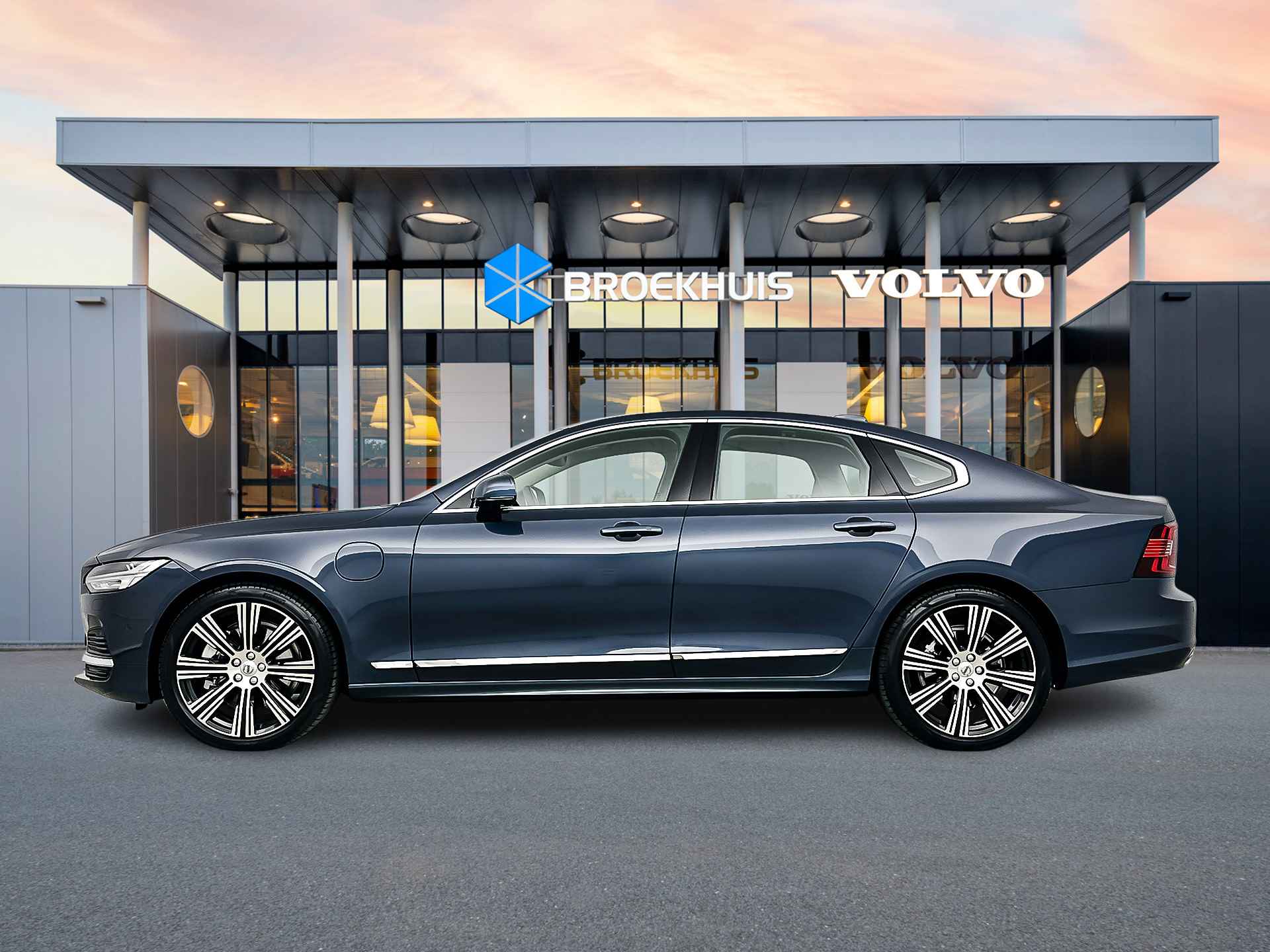 Volvo S90 T8 AWD Ultimate Bright | 20" | Luchtvering | Bowers & Wilkins | Nappa leder | Stoelventilatie/massage | Gelamineerd glas | 360 C - 9/35