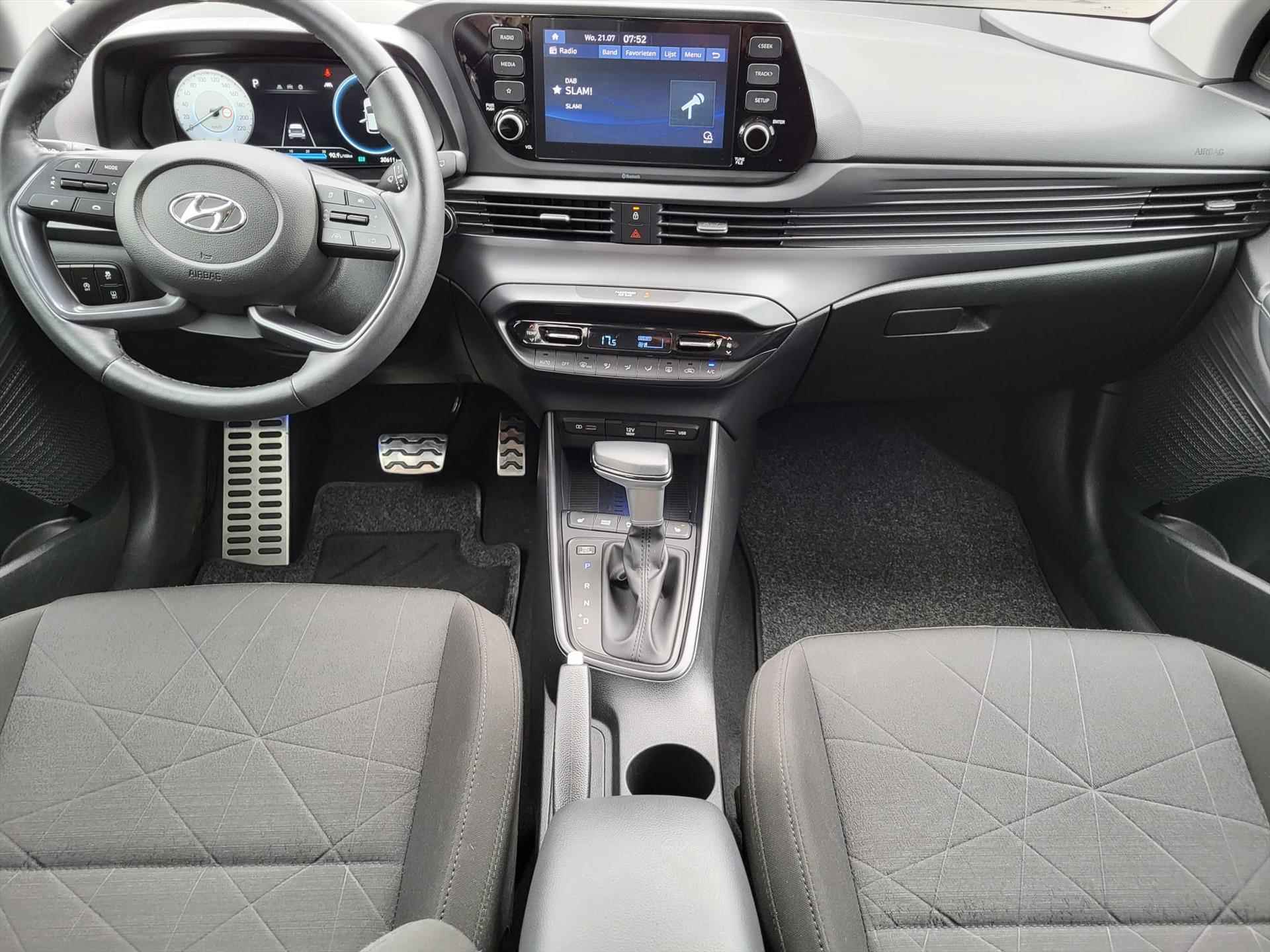 Hyundai Bayon 1.0T 100pk PREMIUM AUTOMAAT | Climate control | 17" Lm velgen | Winterpack | Navigatie by App | Camera - 33/46