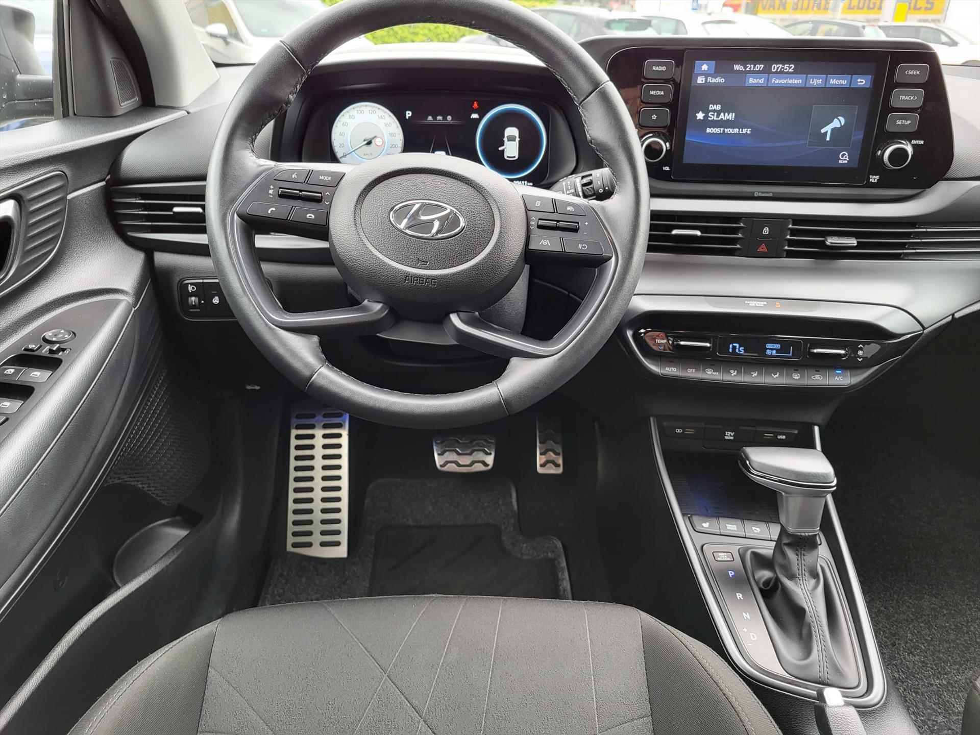 Hyundai Bayon 1.0T 100pk PREMIUM AUTOMAAT | Climate control | 17" Lm velgen | Winterpack | Navigatie by App | Camera - 39/46