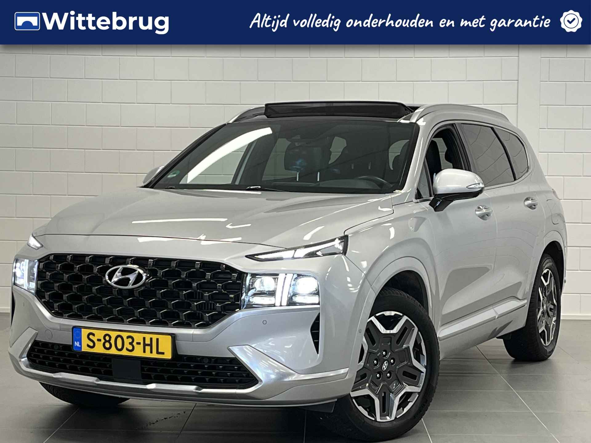 Hyundai Santa Fe 1.6 T-GDI PHEV Premium Plus Sky TREKHAAK | PANORAMADAK | FULL OPTIONS | FABRIEKSGARANTIE T/M 28-01-2028! - 1/53