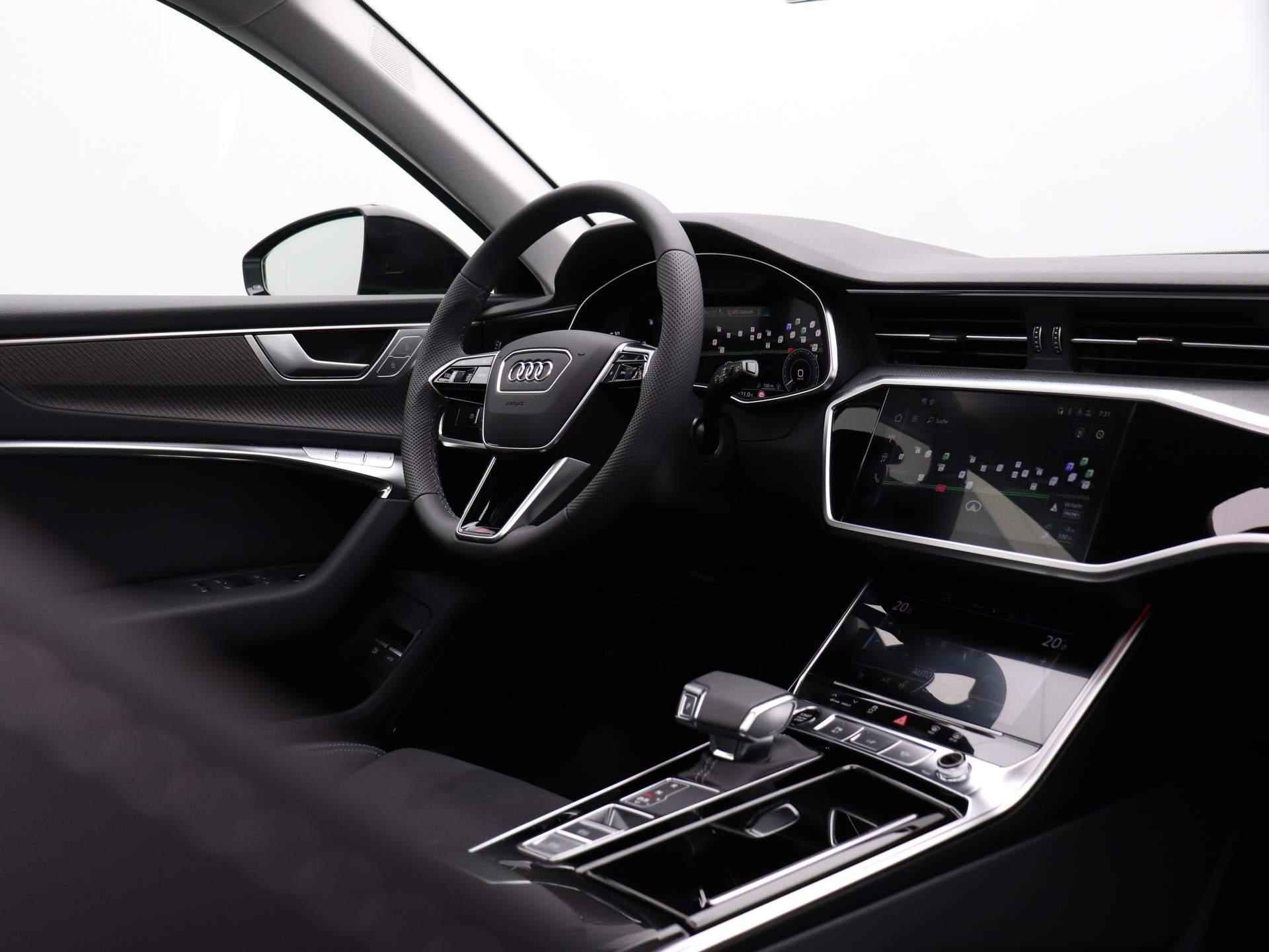 Audi A6 Avant 55 TFSI e quattro Pro Line S Competition 367 PK | S-line | Automaat | Navigatie | 360 Camera | Panoramadak | Adaptive Cruise Control | Climate Control | Stoelverwarming | Virtual Cockpit | LED Matrix | Lichtmetalen velgen | Privacy glass | - 42/54