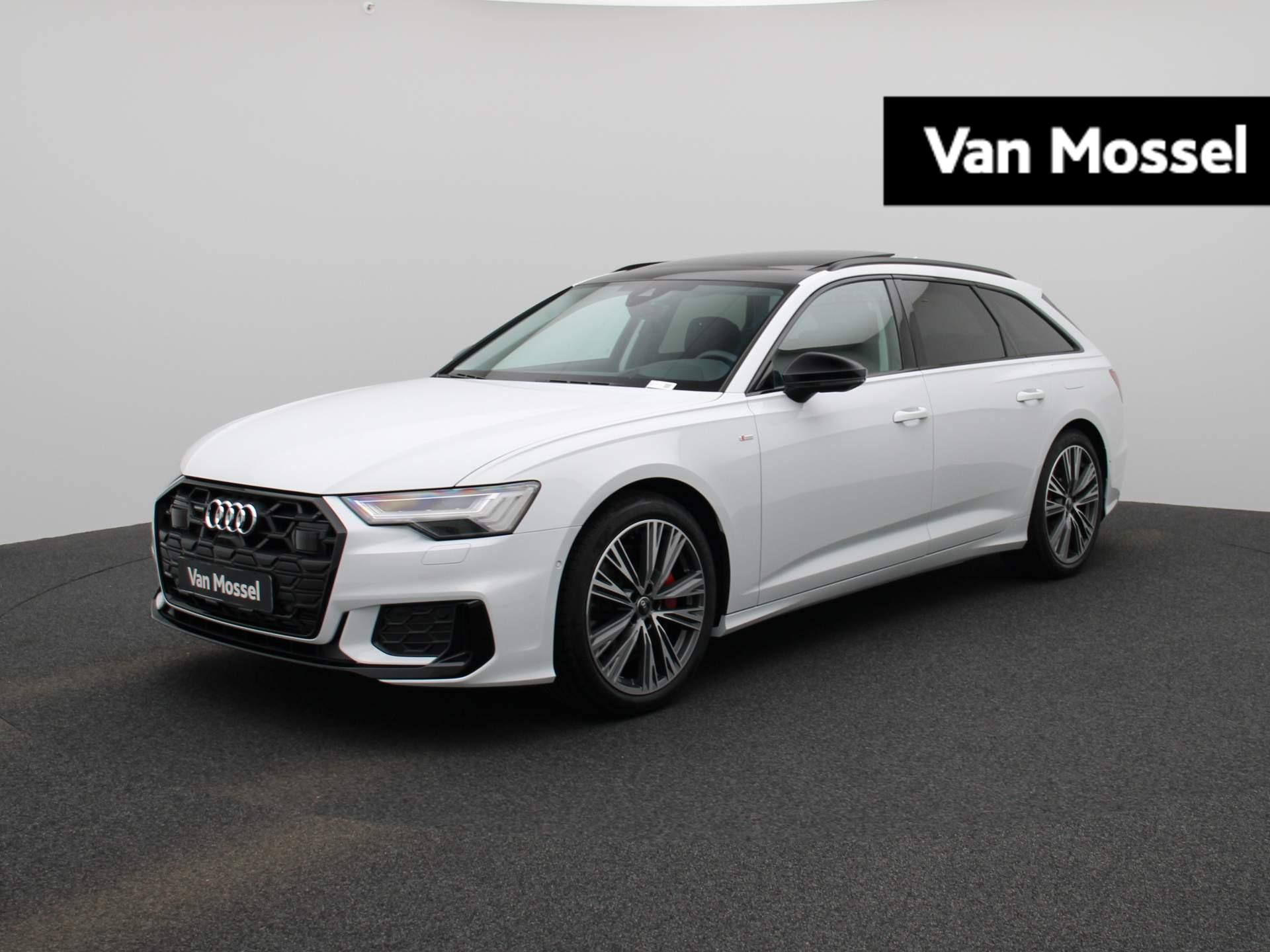 Audi A6 Avant 55 TFSI e quattro Pro Line S Competition 367 PK | S-line | Automaat | Navigatie | 360 Camera | Panoramadak | Adaptive Cruise Control | Climate Control | Stoelverwarming | Virtual Cockpit | LED Matrix | Lichtmetalen velgen | Privacy glass |