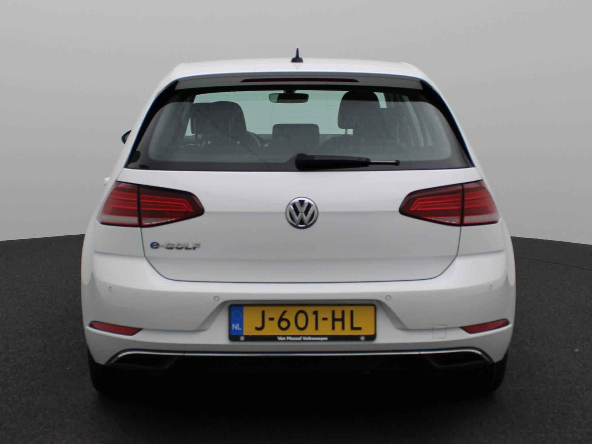 Volkswagen e-Golf E-DITION | APPLE CARPLAY - ANDROID AUTO | LED VERLICHTING | CLIMATE CONTROL | PARKEERSENSOREN VOOR + ACHTER | - 5/27