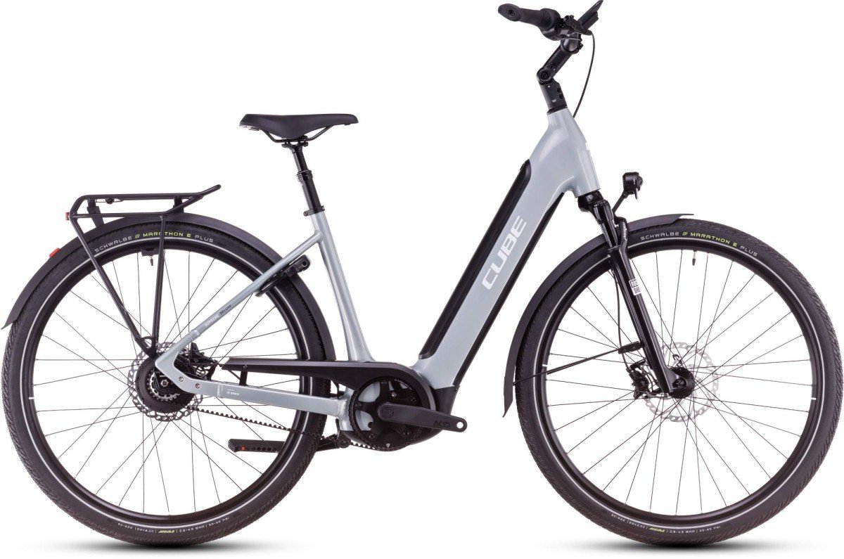 CUBE Supreme Hybrid Deluxe SLX 625 (2025) Dames Polargrey/white EE54 54cm 2025