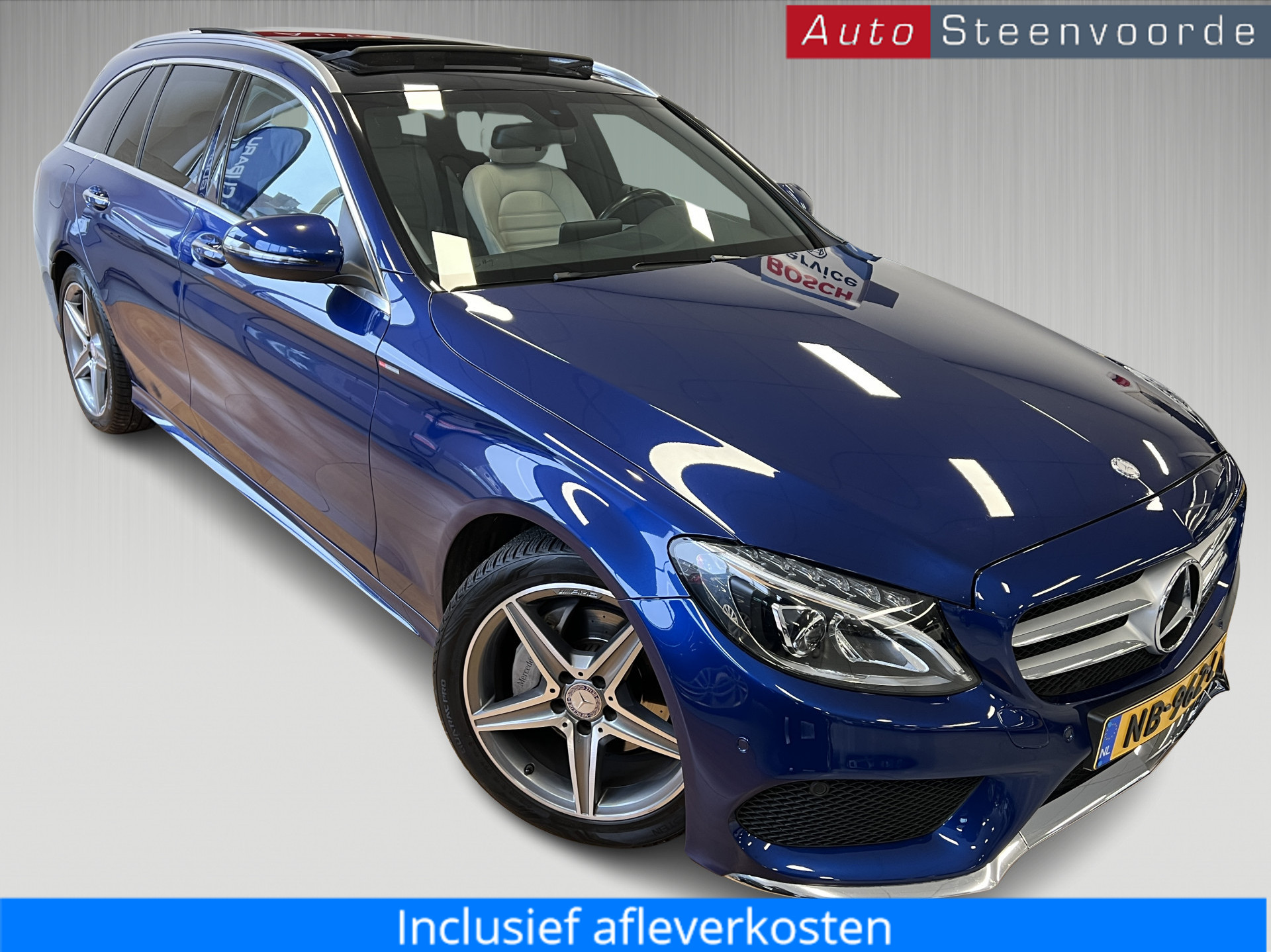Mercedes-Benz C-Klasse Estate 180 AMG Sport Edition I Burmester audiosysteem I Panorama dak I Keyless entry I bij viaBOVAG.nl