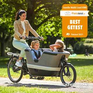 Gazelle Makki Load Connect 400Wh Bakfiets Lage instap E-bike bij viaBOVAG.nl