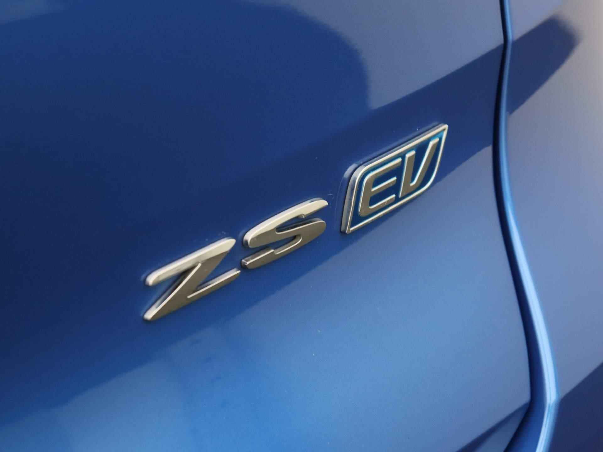 MG ZS EV Luxury 45 kWh | Schuifdak | Leder | Navigatie | Camera | Airco | Parkeersensoren | - 28/31