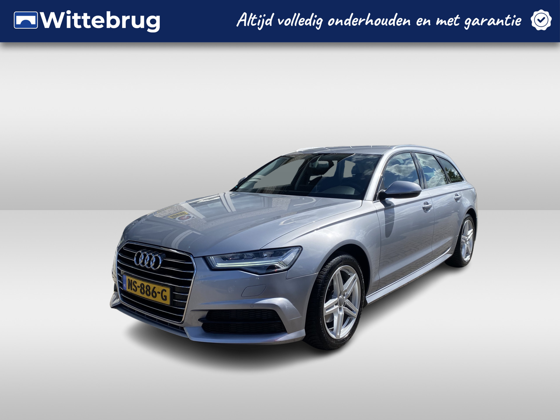 Audi A6 Avant 1.8 TFSI Ultra Edition / AUTOMAAT/ TREKHAAK/ PARK. SENSOREN/ STOEL VERWARM./ CRUISE/ BLUETOOTH/ NAVI/ CLIMA/ bij viaBOVAG.nl