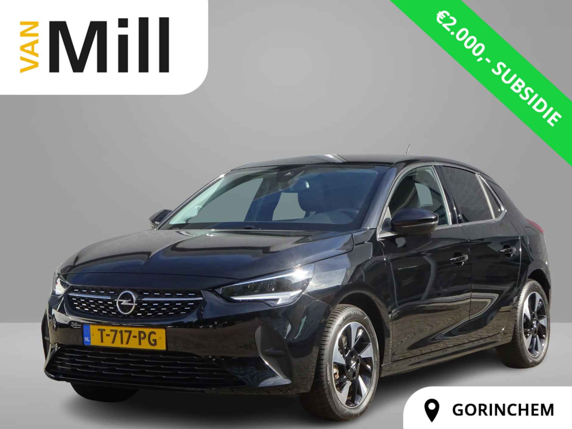 Opel Corsa-e Elegance EV 3-FASEN 50kWh 136pk |+€2.000 SUBSIDIE|CAMERA+SENSOREN|APPLE CARPLAY & ANDROID AUTO|11 kW BOORDLADER| - 1/40