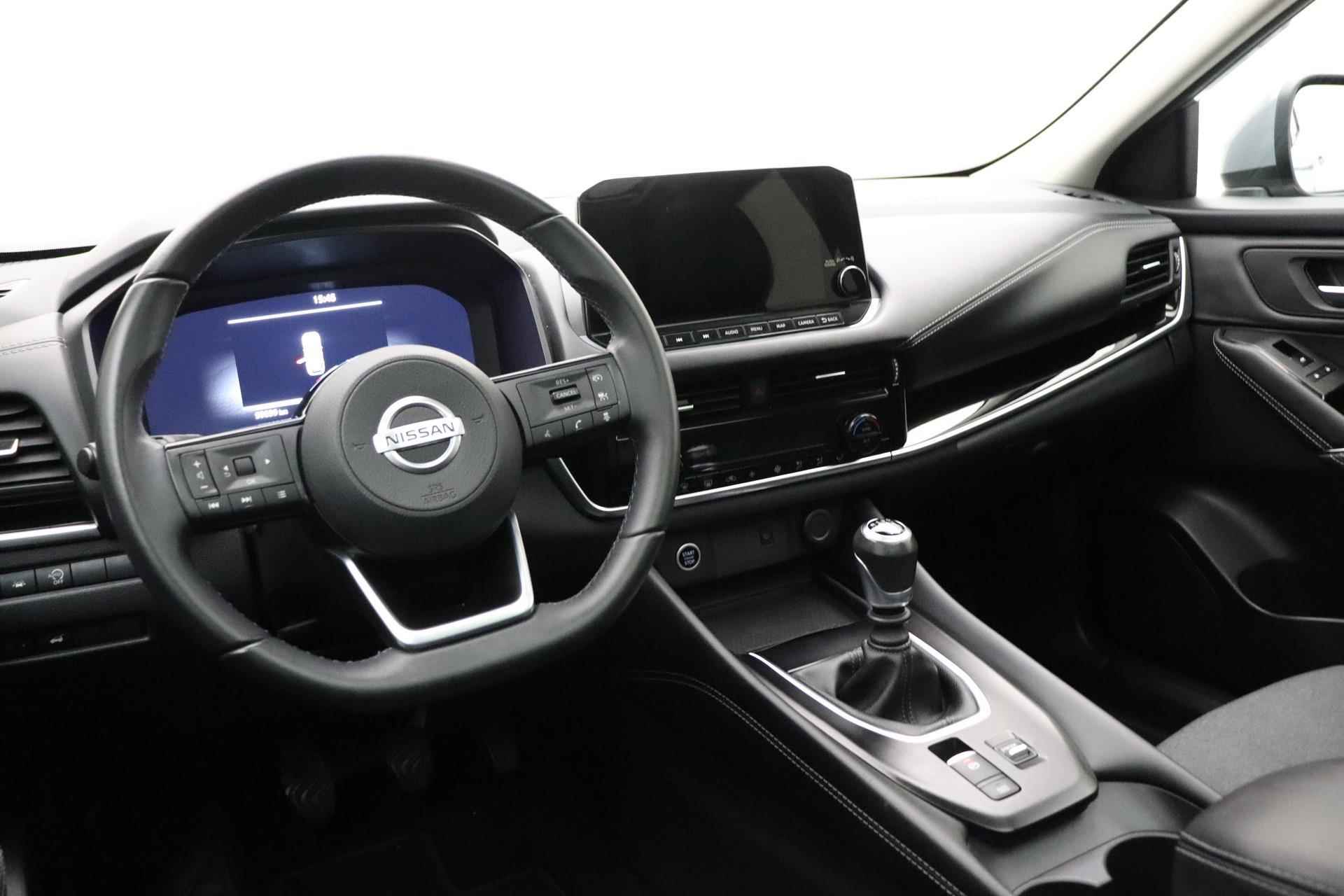 Nissan Qashqai 1.3 Mild-Hybrid N-Connecta 1650 kg trekgewicht! | 158 PK | Navigatie | Panoramadak | Climate control | Keyless | Dakrails | Getint glas - 4/33