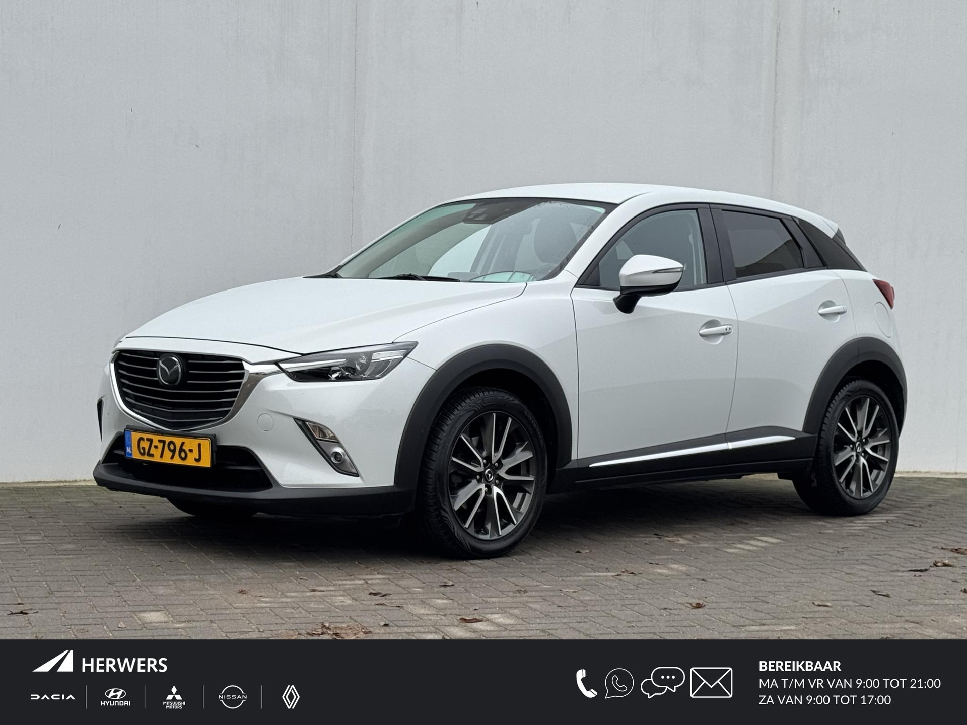 Mazda CX-3 2.0 SkyActiv-G 150 GT-M 4WD / All season banden / Stoelverwarming / Head-up display / Lederen bekleding / Adaptieve cruise control / Navigatie