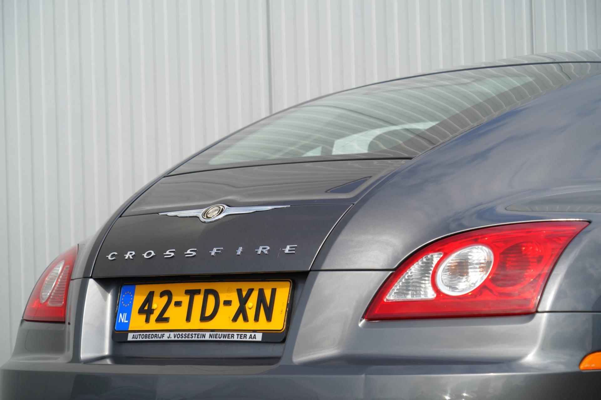 Chrysler Crossfire 3.2 V6 Limited / 84dkm! / Airco / Leder / Cruise / Automaat / Stoelverw. / Radio-CD - 23/32