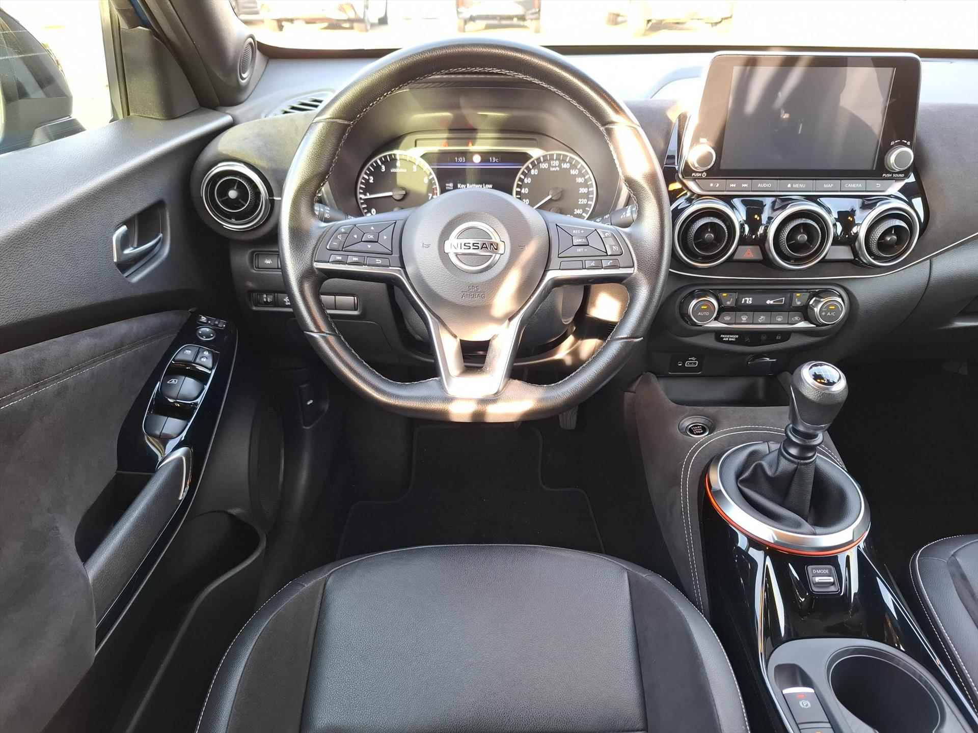 NISSAN Juke 1.0 DIG-T 114pk N-Design | Leder-Alcantara | Bose audio | Trekhaak | Navigatie | App connect - 5/37