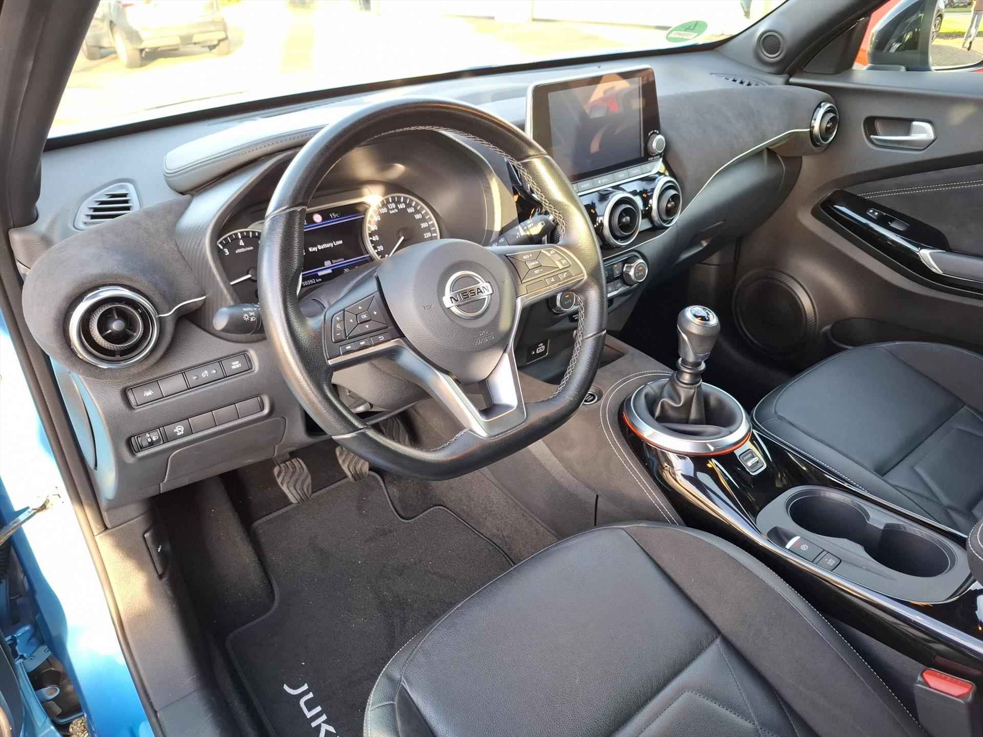 NISSAN Juke 1.0 DIG-T 114pk N-Design | Leder-Alcantara | Bose audio | Trekhaak | Navigatie | App connect - 6/37