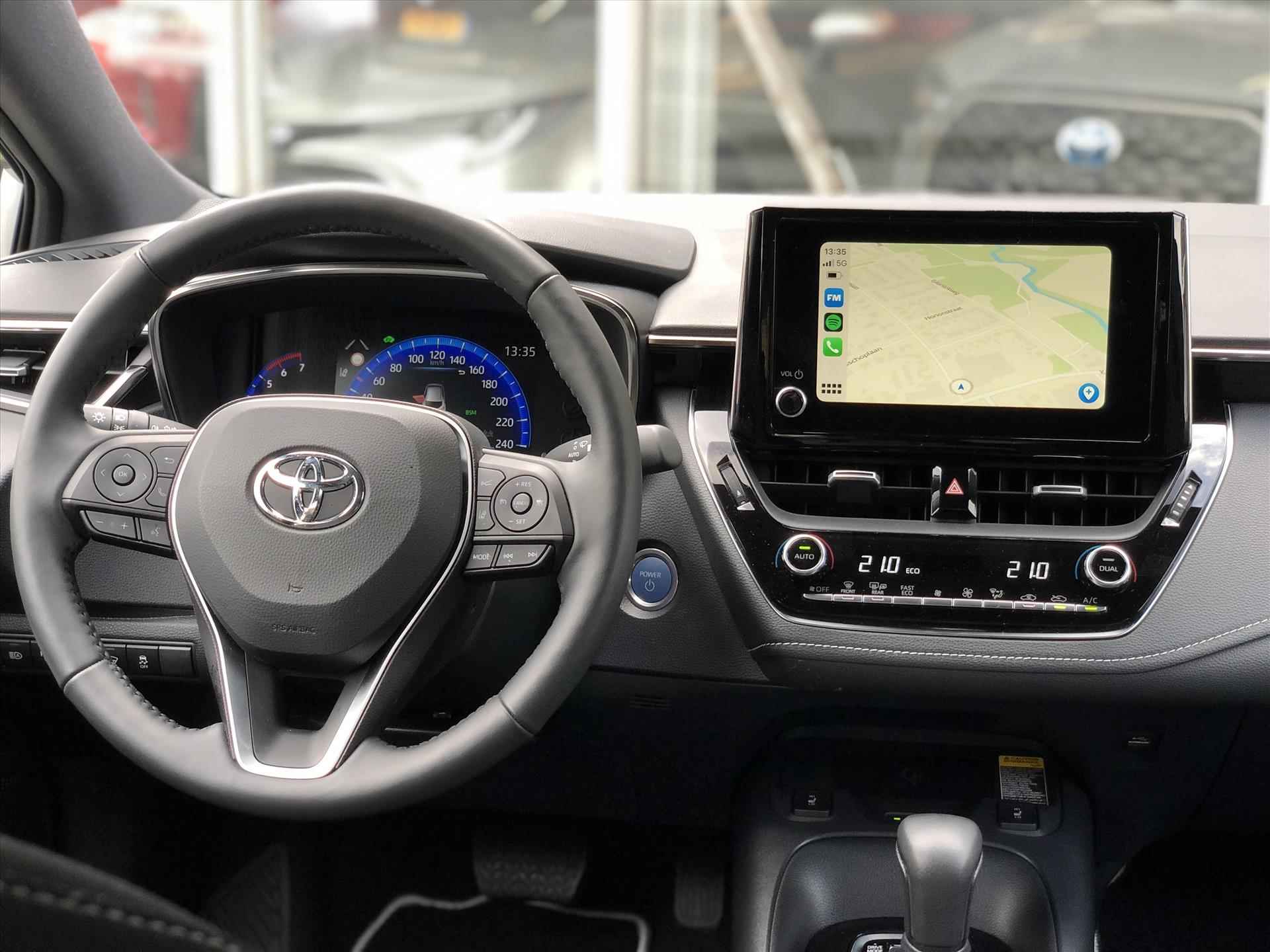 Toyota Corolla 1.8 Hybrid Style Plus | Dodehoekherkenning, Nieuwe multimedia, Parkeersensoren, Keyless, Stoel + Stuurverwarming - 16/38