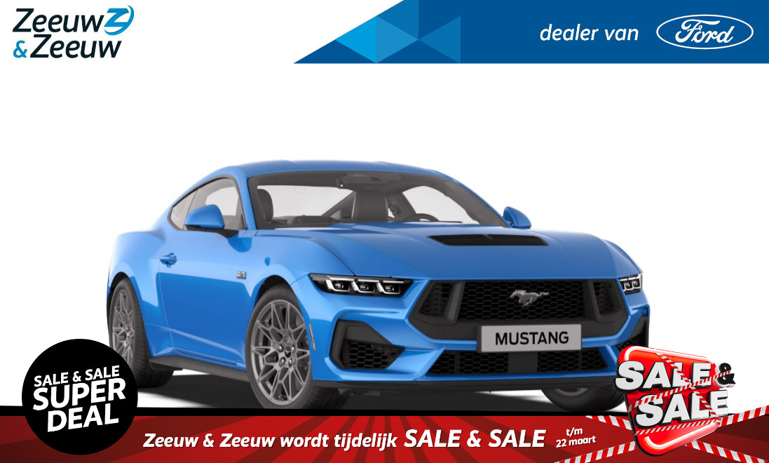 Ford Mustang Fastback 5.0 V8 GT 446pk automaat | Nieuw te bestellen