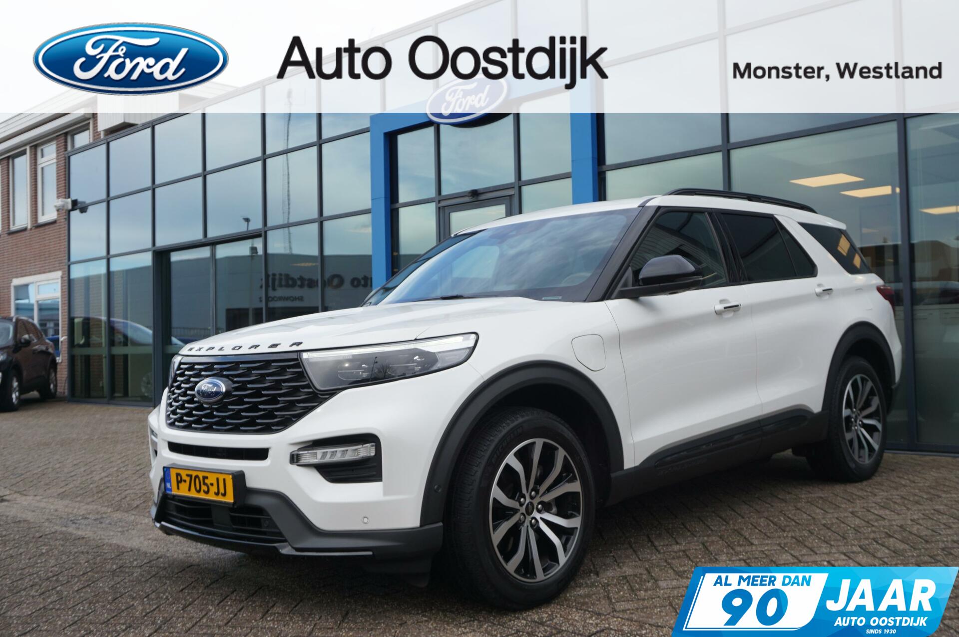 Ford Explorer 3.0 V6 EcoBoost PHEV ST-Line 457PK Panodak Parelmoerlak Massagestoelen/Geheugen 7 Persoons 360 Camera B&O Full Options *Compleet*