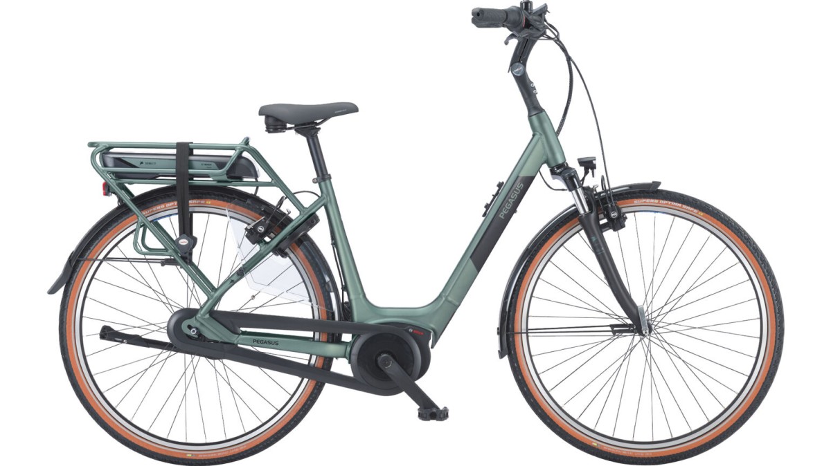 PEGASUS Siena E7F NL 400Wh Lage instap Emerald Green Matt 28" 45cm 2023