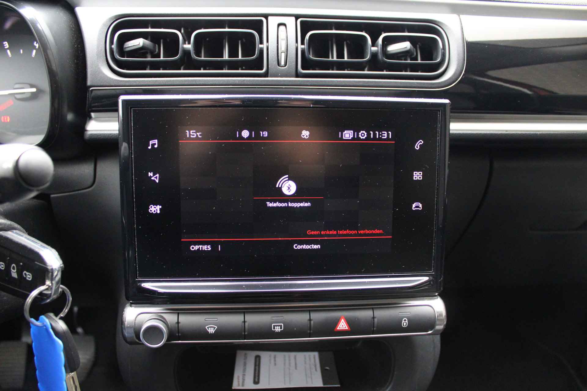 Citroën C3 1.2 PureTech S&S Feel Edition Cruise/Climate control, Navigatie, Apple carplay/Android auto, - 21/34